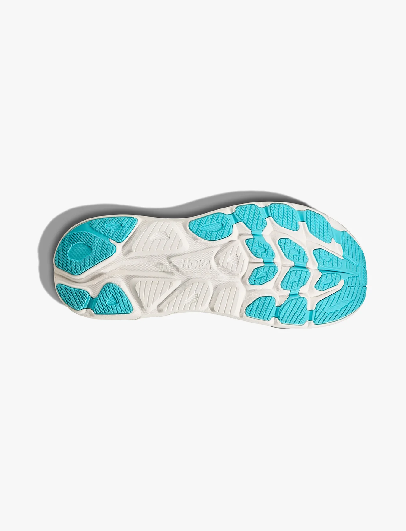 HOKA CLIFTON 10 - נעלי ספורט גברים הוקה קליפטון 10 בצבע לבן/כחול סקי - Image 8