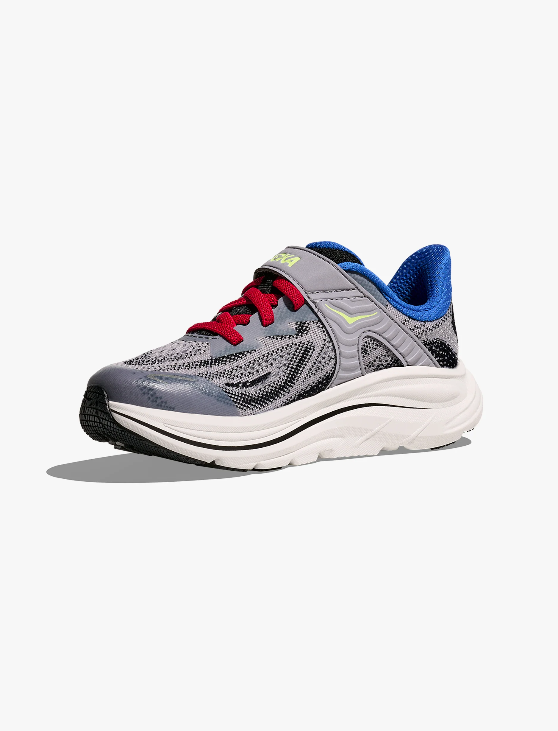HOKA CLIFTON 10 LITTLE KIDS - נעלי ספורט ילדים הוקה קליפטון 10 בצבע אפור פוגי/שחור - Image 6