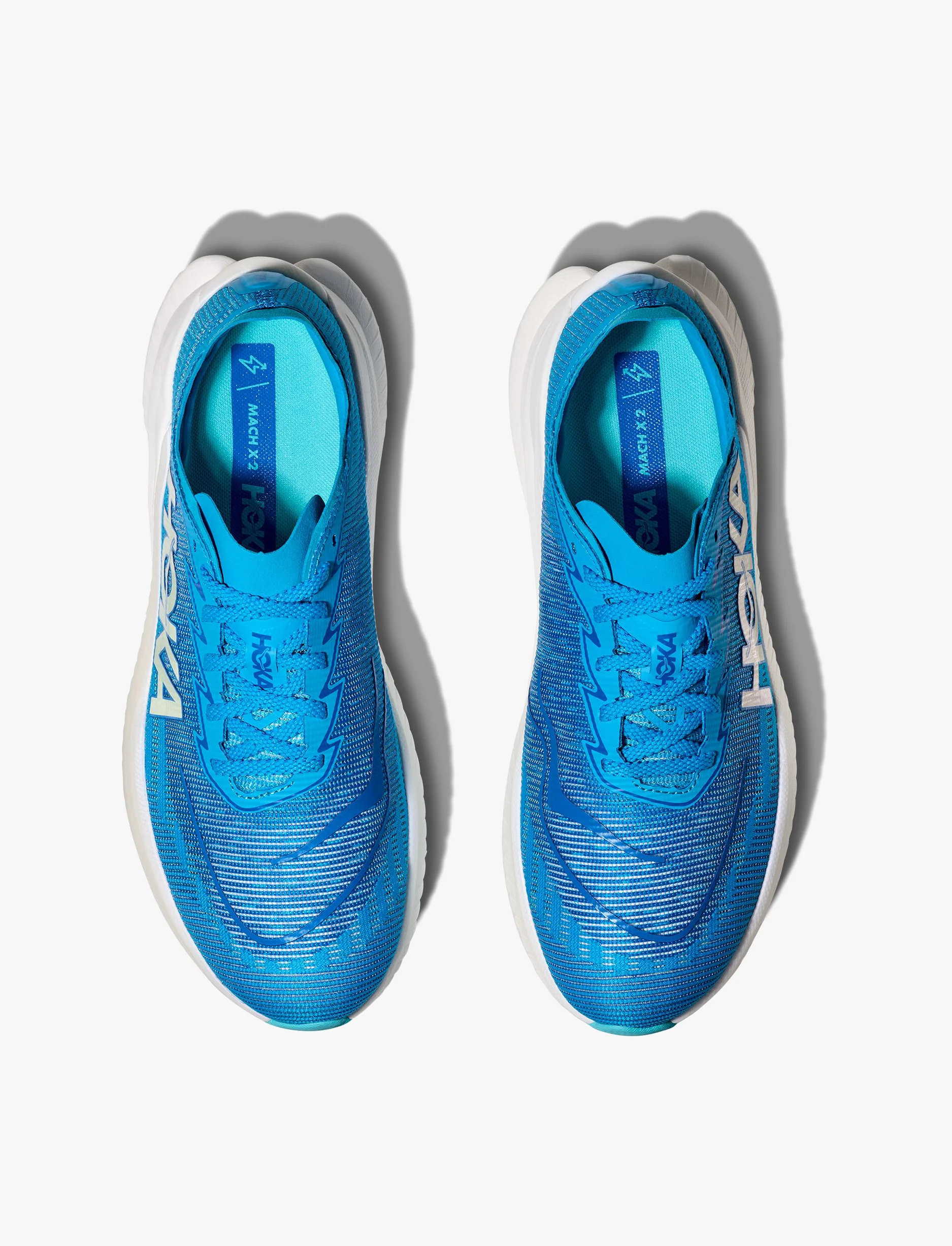 HOKA MACH X 2 - נעלי ספורט לגברים הוקה מאך X 2 בצבע כחול סקיי/קובלט חשמל - Image 4
