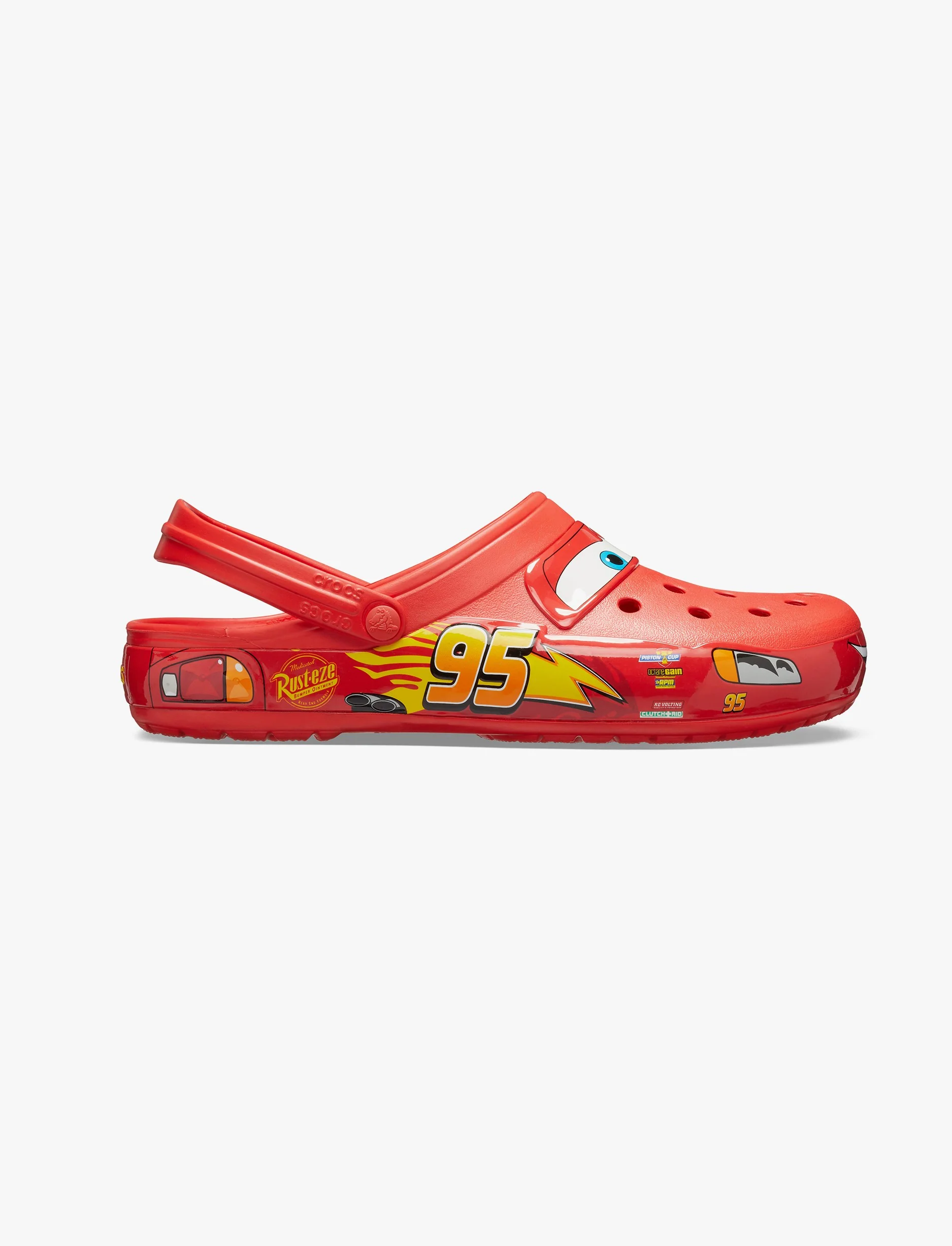 Crocs Disney/Pixar Lightning McQueen Adult Clog - כפכפי קרוקס ספידי מקווין בצבע אדום פליים - Image 2