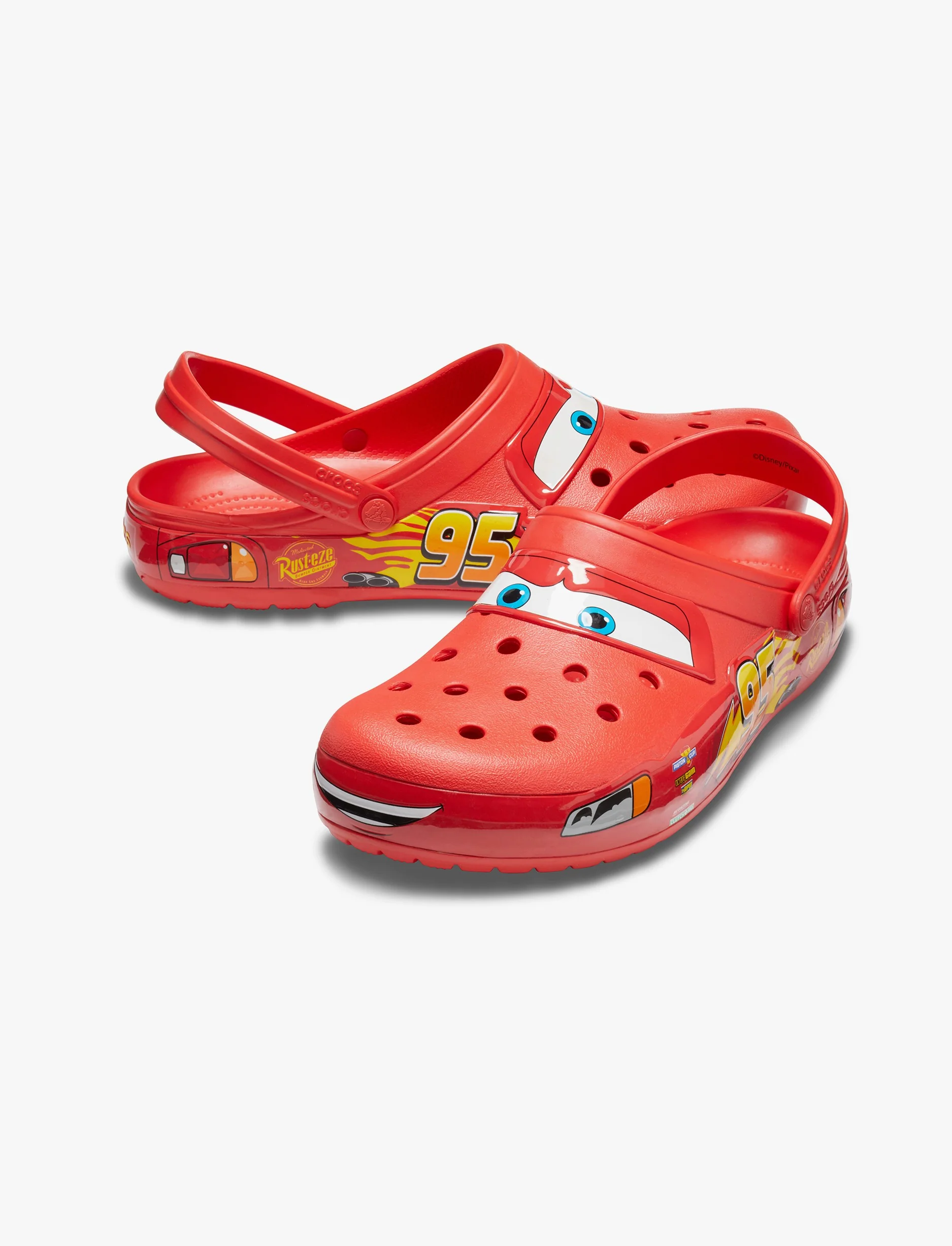 Crocs Disney/Pixar Lightning McQueen Adult Clog - כפכפי קרוקס ספידי מקווין בצבע אדום פליים - Image 3