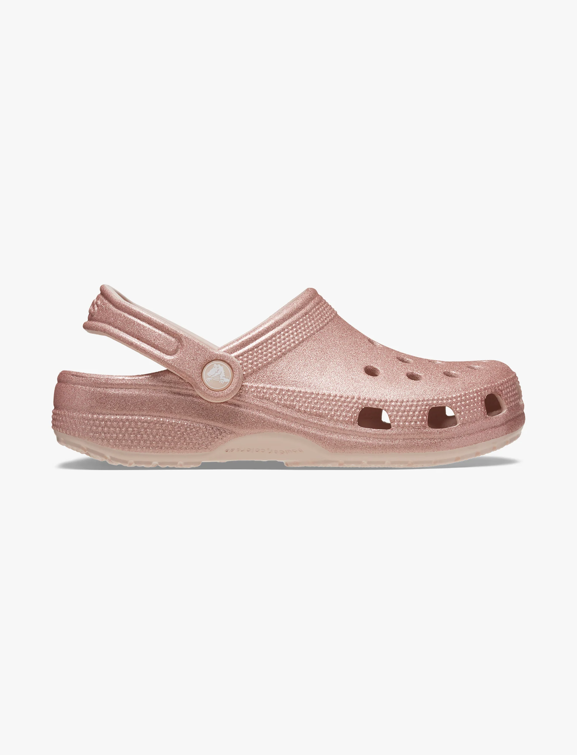 Crocs Classic Glitter Clog - כפכפי קלוג קרוקס נצנצים לנשים בצבע קוורץ - Image 2