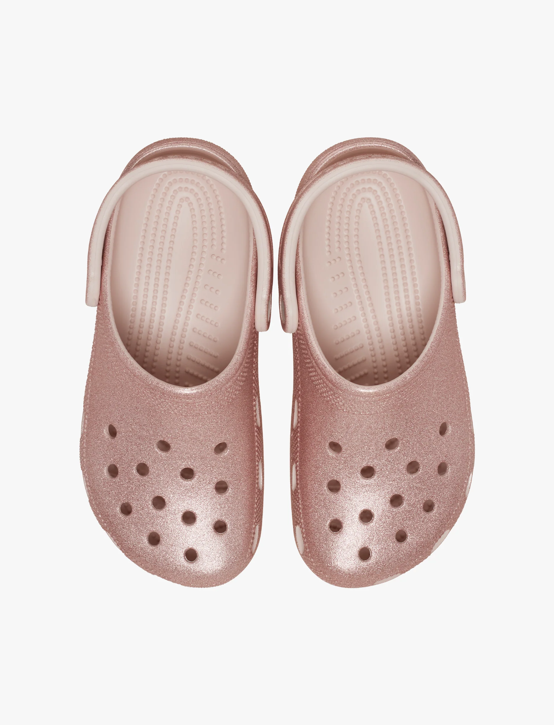 Crocs Classic Glitter Clog - כפכפי קלוג קרוקס נצנצים לנשים בצבע קוורץ - Image 4