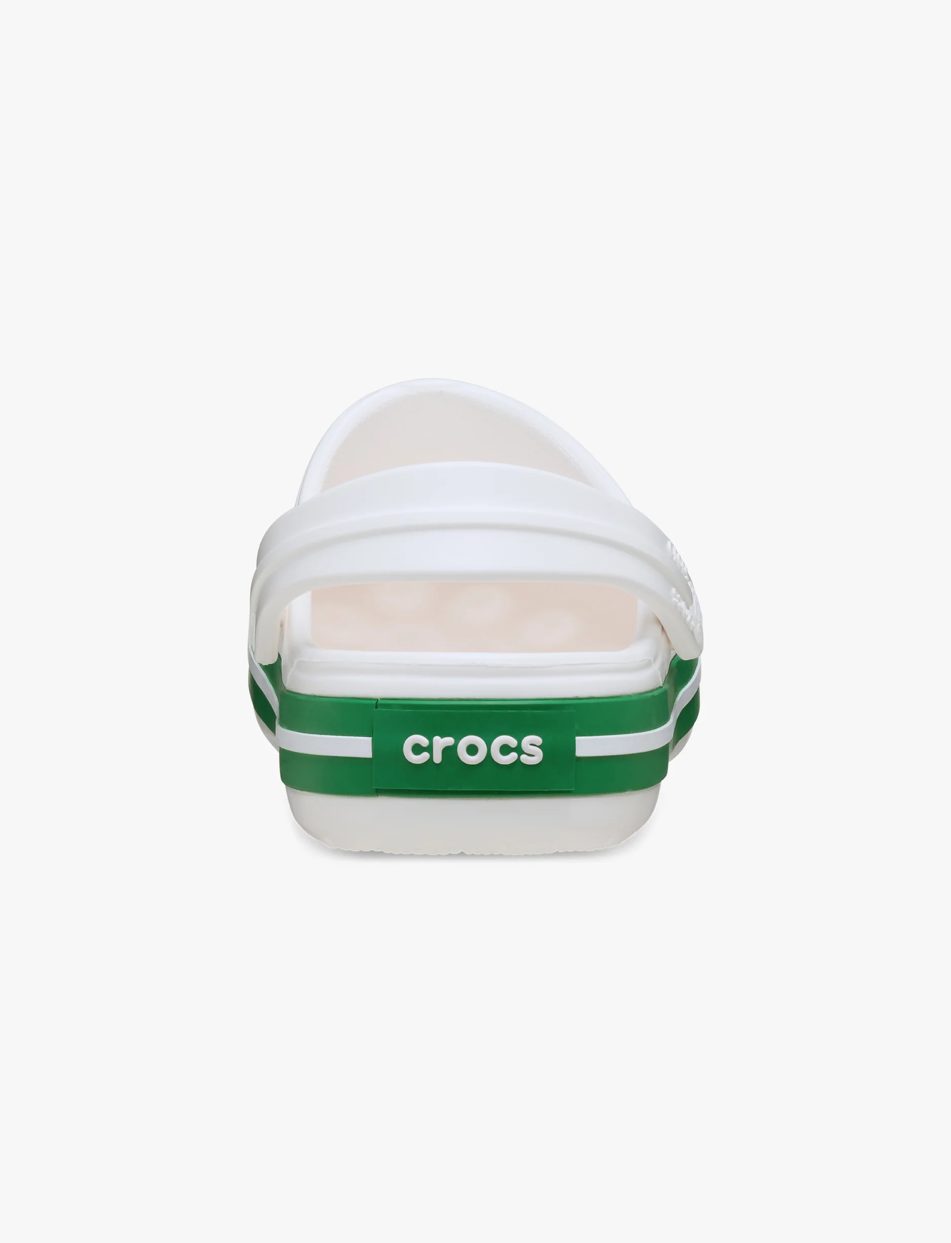 Crocs CrocBand Clog T - כפכפים לילדים קרוקס קרוקבנד בצבע לבן/ירוק קיסוס מידות קטנות - Image 6