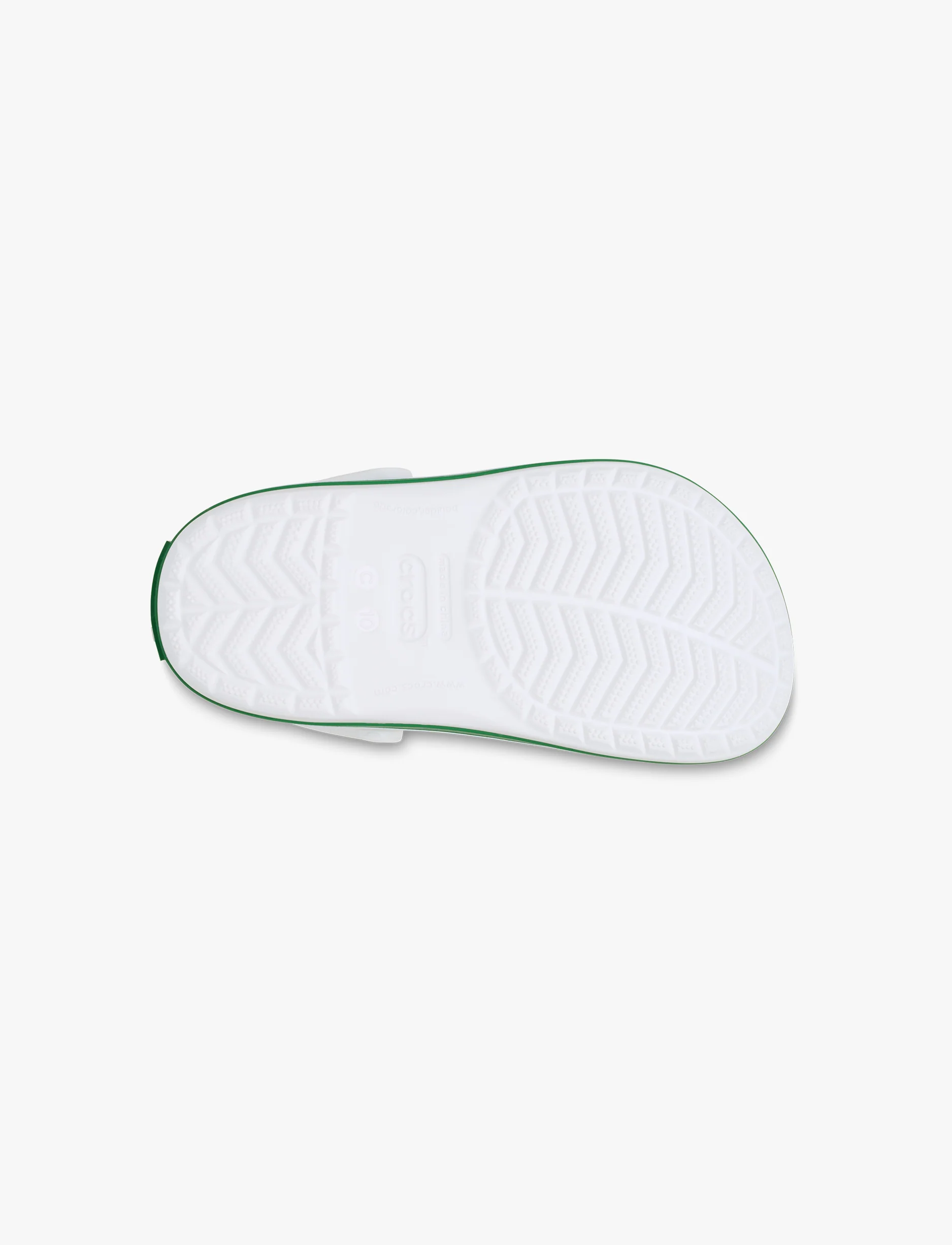 Crocs CrocBand Clog T - כפכפים לילדים קרוקס קרוקבנד בצבע לבן/ירוק קיסוס מידות קטנות - Image 7