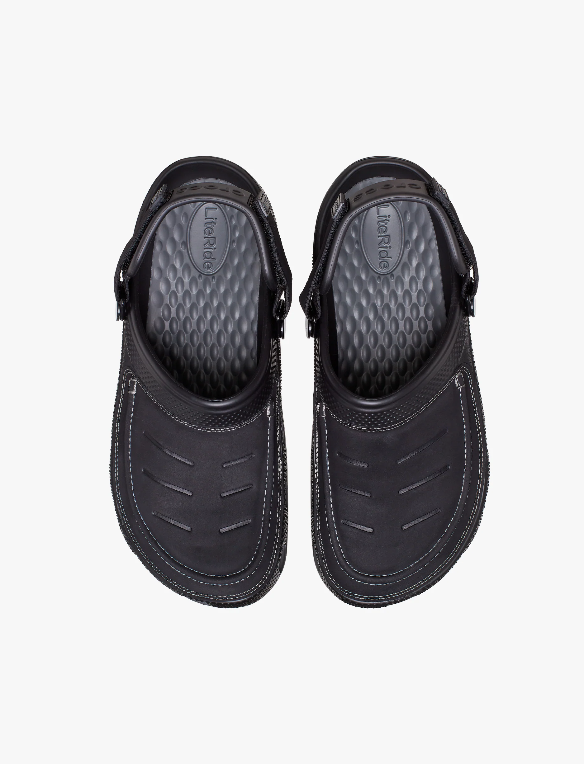 Crocs Yukon Vista II LR Clog M -  כפכפי  קרוקס יוקון ויסטה לגברים בצבע שחור/אפור - Image 3