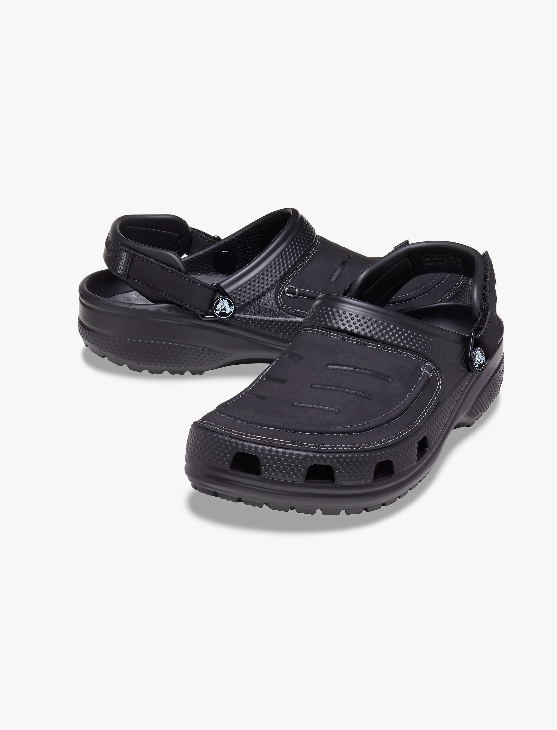 Crocs Yukon Vista II LR Clog M -  כפכפי  קרוקס יוקון ויסטה לגברים בצבע שחור/אפור - Image 4