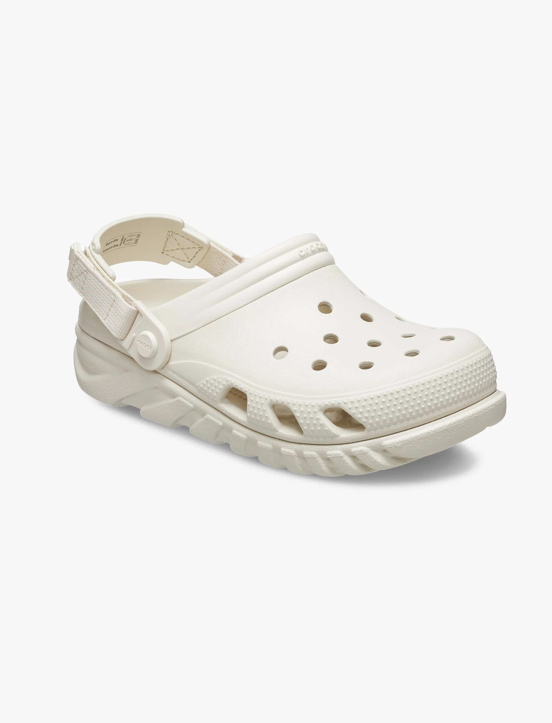 Crocs Duet Max II Clog - כפכפי קרוקס קלוג מעוצבות בסטריט-סטייל בצבע סטוקו - Image 3