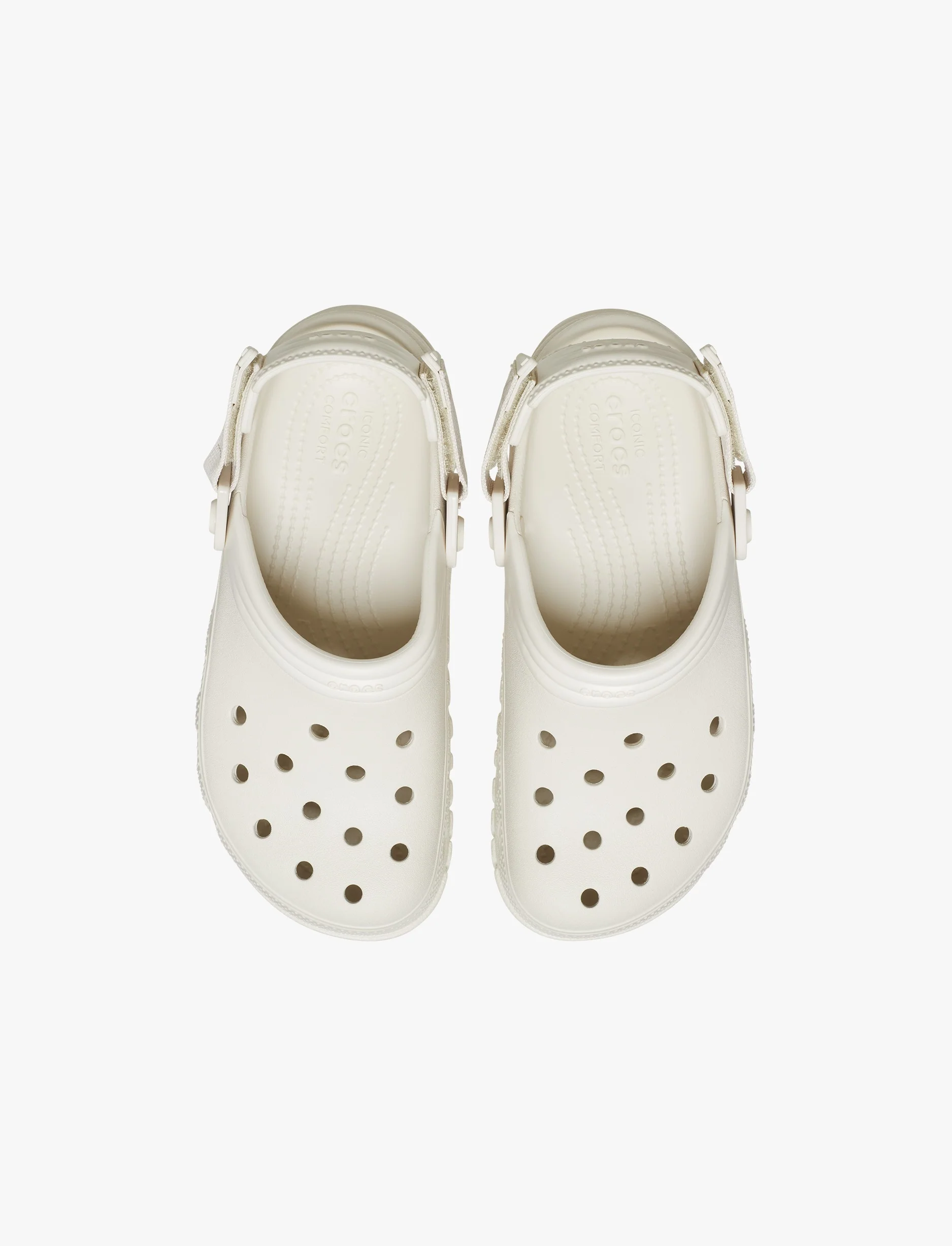 Crocs Duet Max II Clog - כפכפי קרוקס קלוג מעוצבות בסטריט-סטייל בצבע סטוקו - Image 5