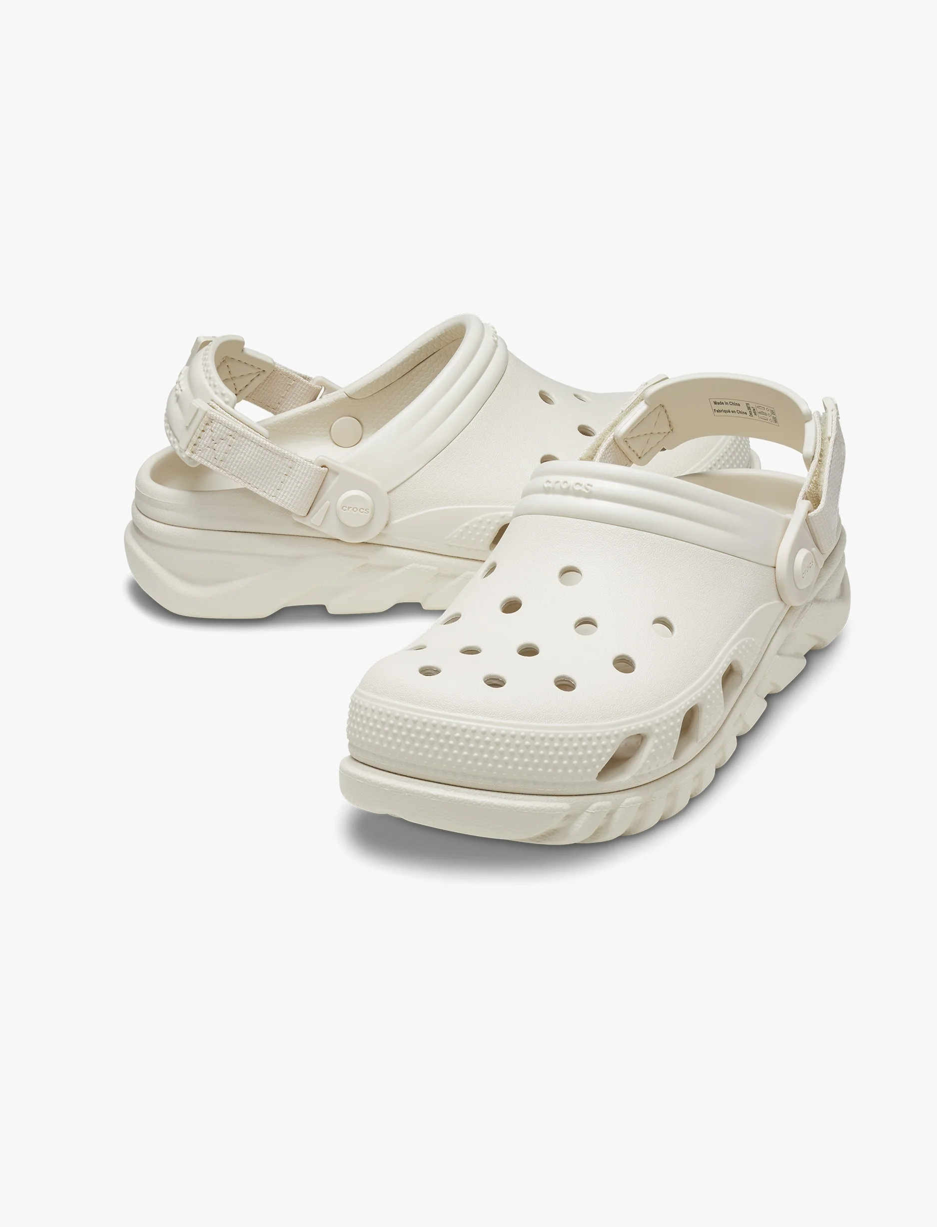Crocs Duet Max II Clog - כפכפי קרוקס קלוג מעוצבות בסטריט-סטייל בצבע סטוקו - Image 6