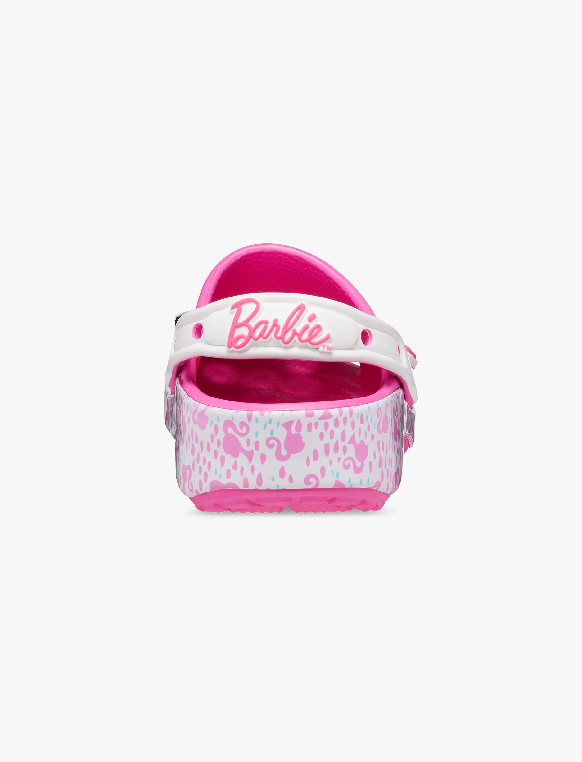 Crocs Barbie Classic Clog -כפכפי קלוג קרוקס ברבי לנשים בצבע ורוד/לבן - Image 7