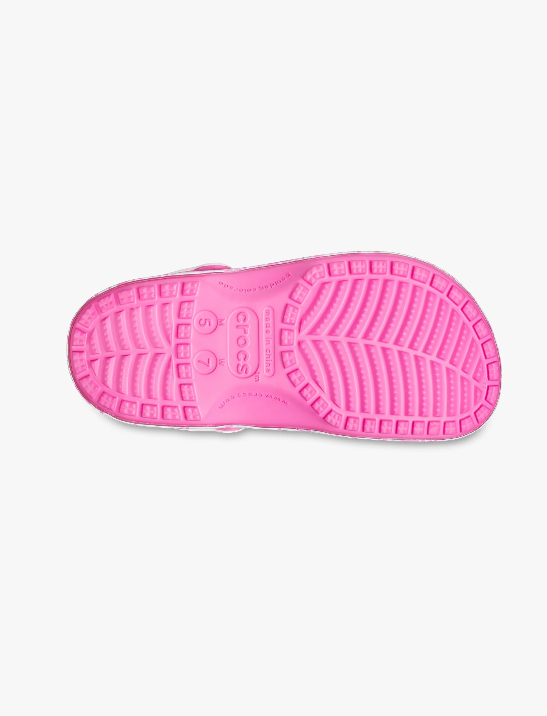 Crocs Barbie Classic Clog -כפכפי קלוג קרוקס ברבי לנשים בצבע ורוד/לבן - Image 9