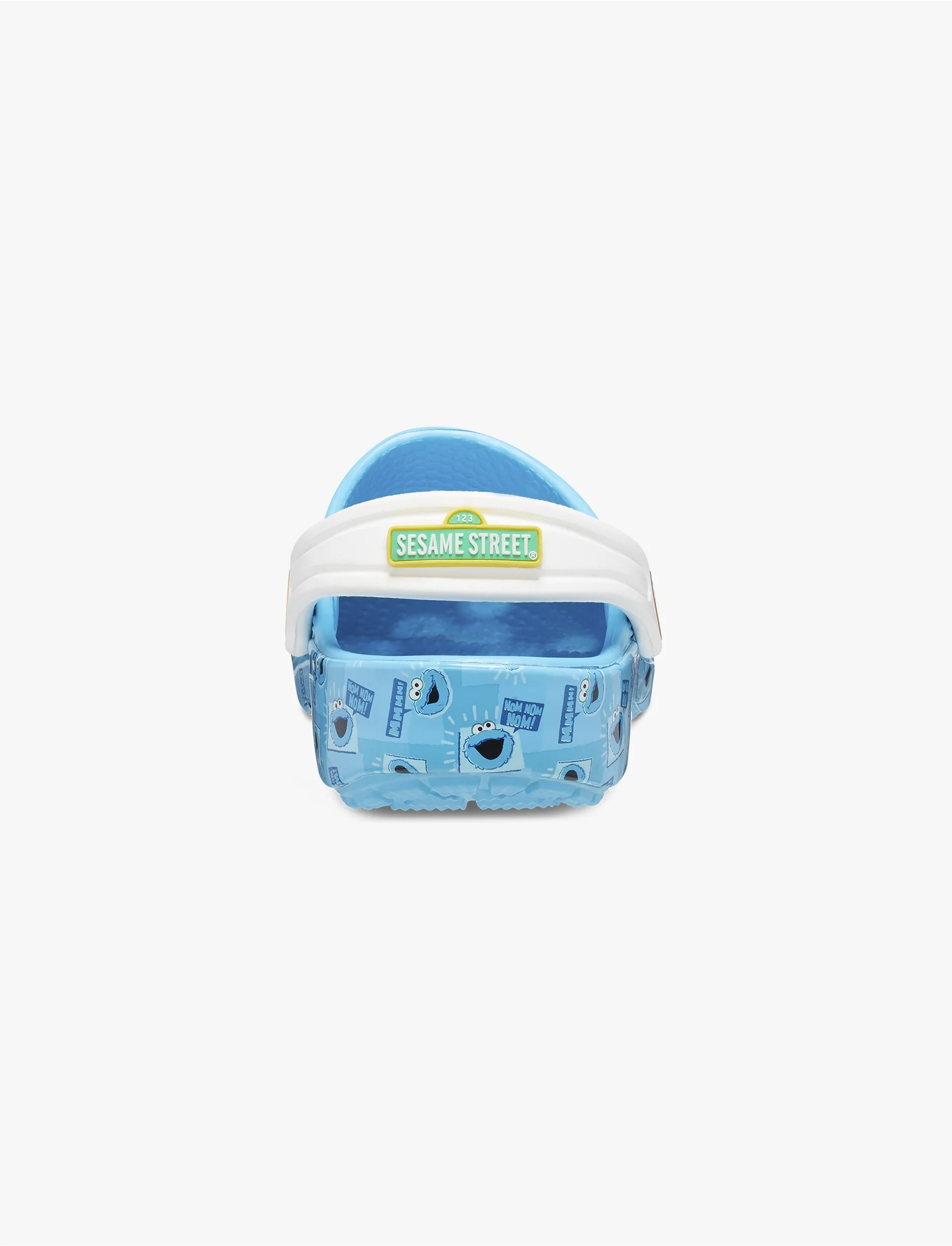 Crocs Toddlers’ Cookie Monster Classic Clog - כפכפי קלוג קרוקס בעיצוב עוגיפלצת מרחוב סומסום לילדים בצבע תכלת - Image 6