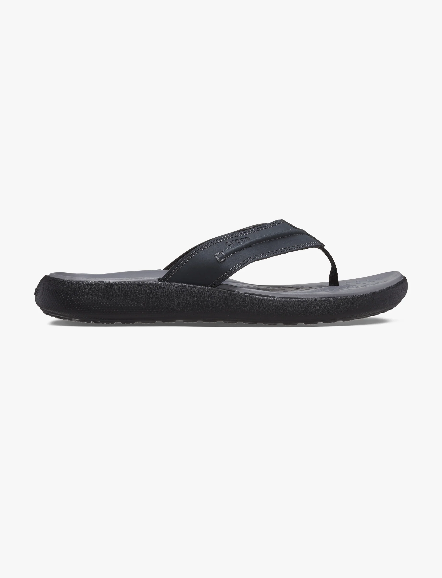 Crocs Yukon Vista II LR Flip - כפכפי אצבע קרוקס יוקון ויסטה לגברים בצבע שחור - Image 2