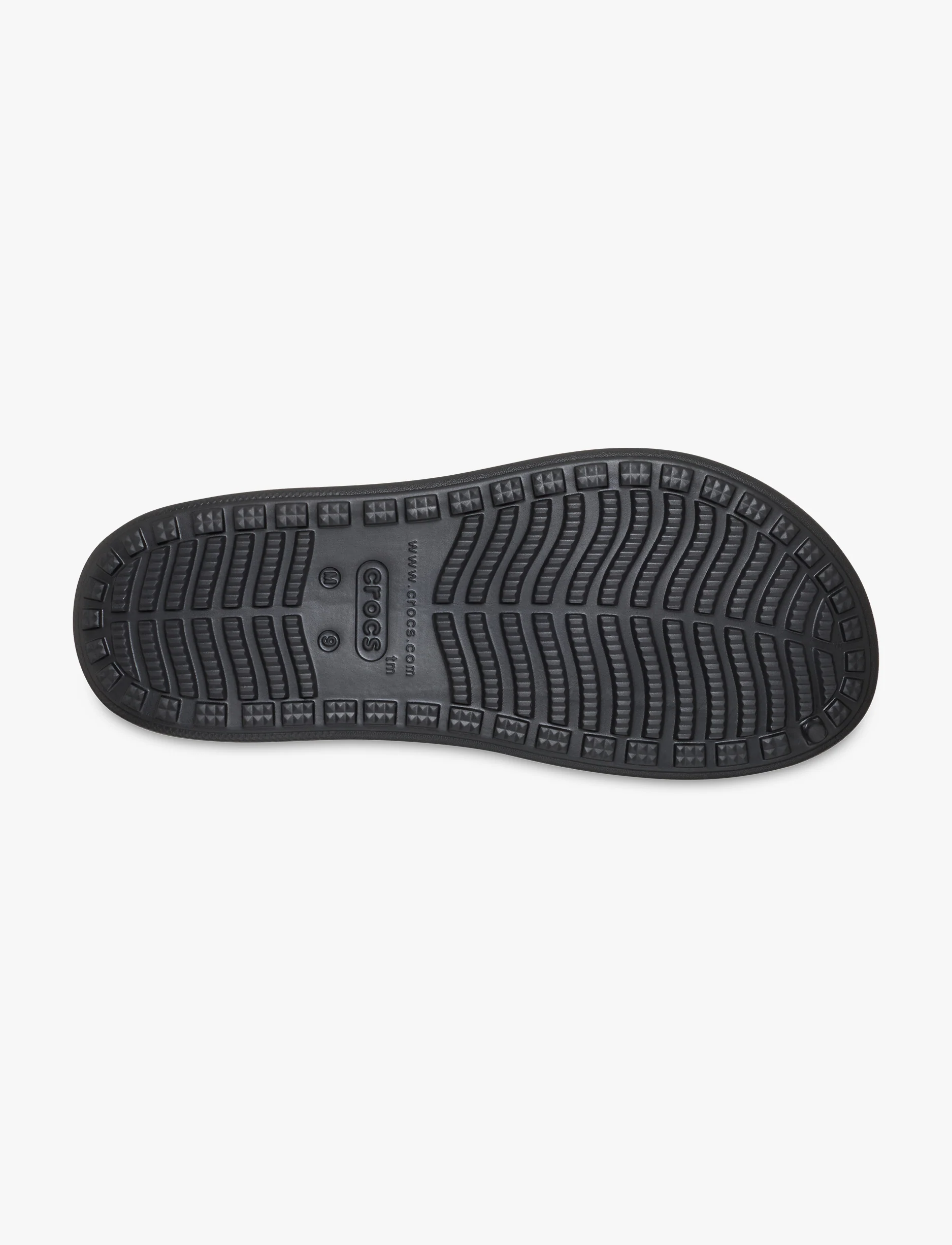 Crocs Yukon Vista II LR Flip - כפכפי אצבע קרוקס יוקון ויסטה לגברים בצבע שחור/שחור - Image 7