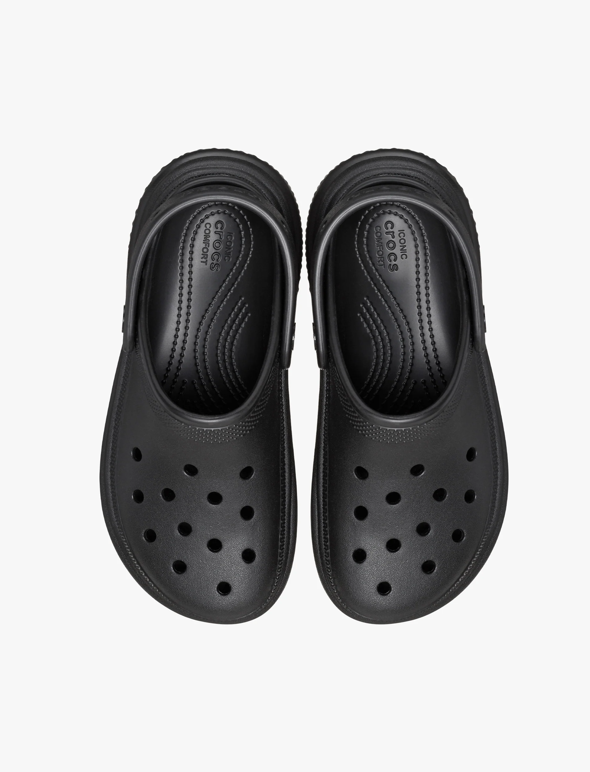 Crocs Stomp Clog - כפפי פלטפורמה קלוג סטומפ לנשים בצבע שחור - Image 5