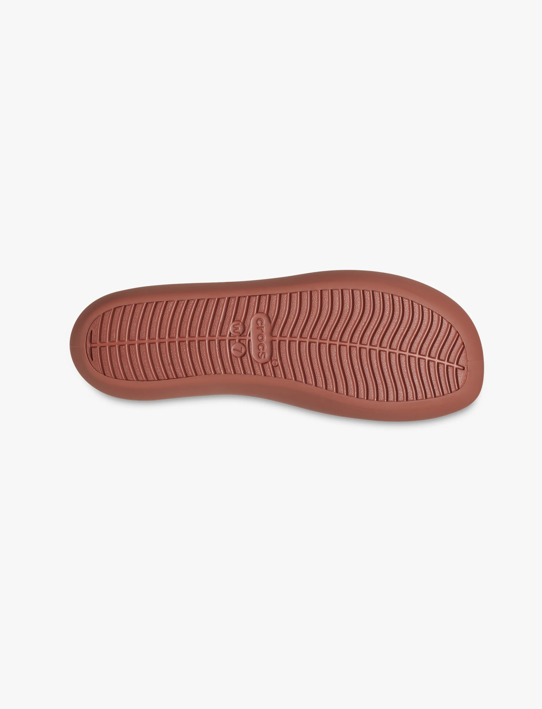 Crocs Brooklyn Flat - נעלי קרוקס שטוחות לנשים בצבע חום ספייס - Image 5