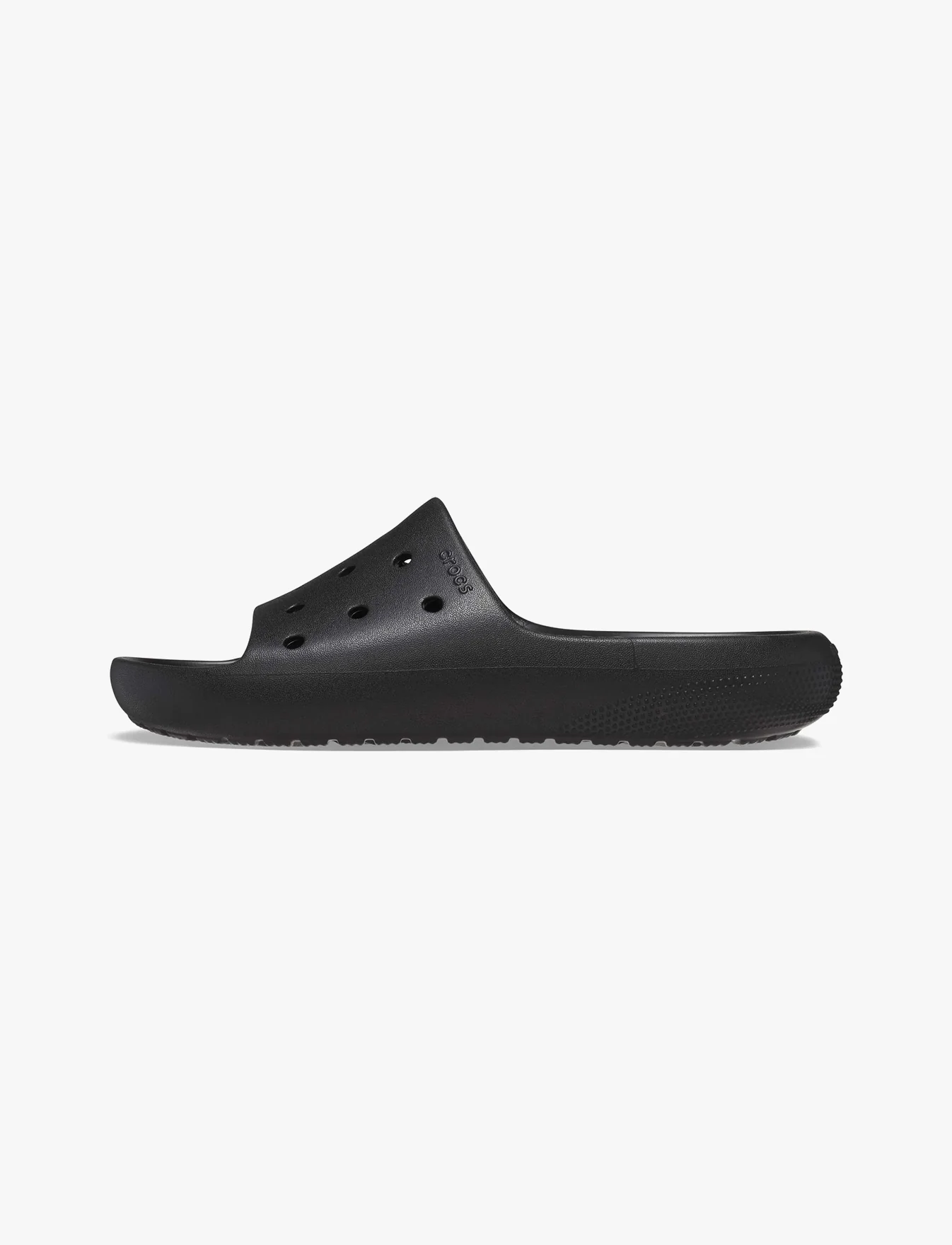 Crocs Classic Slide v2 - כפכפי סלייד קרוקס בצבע שחור - Image 5