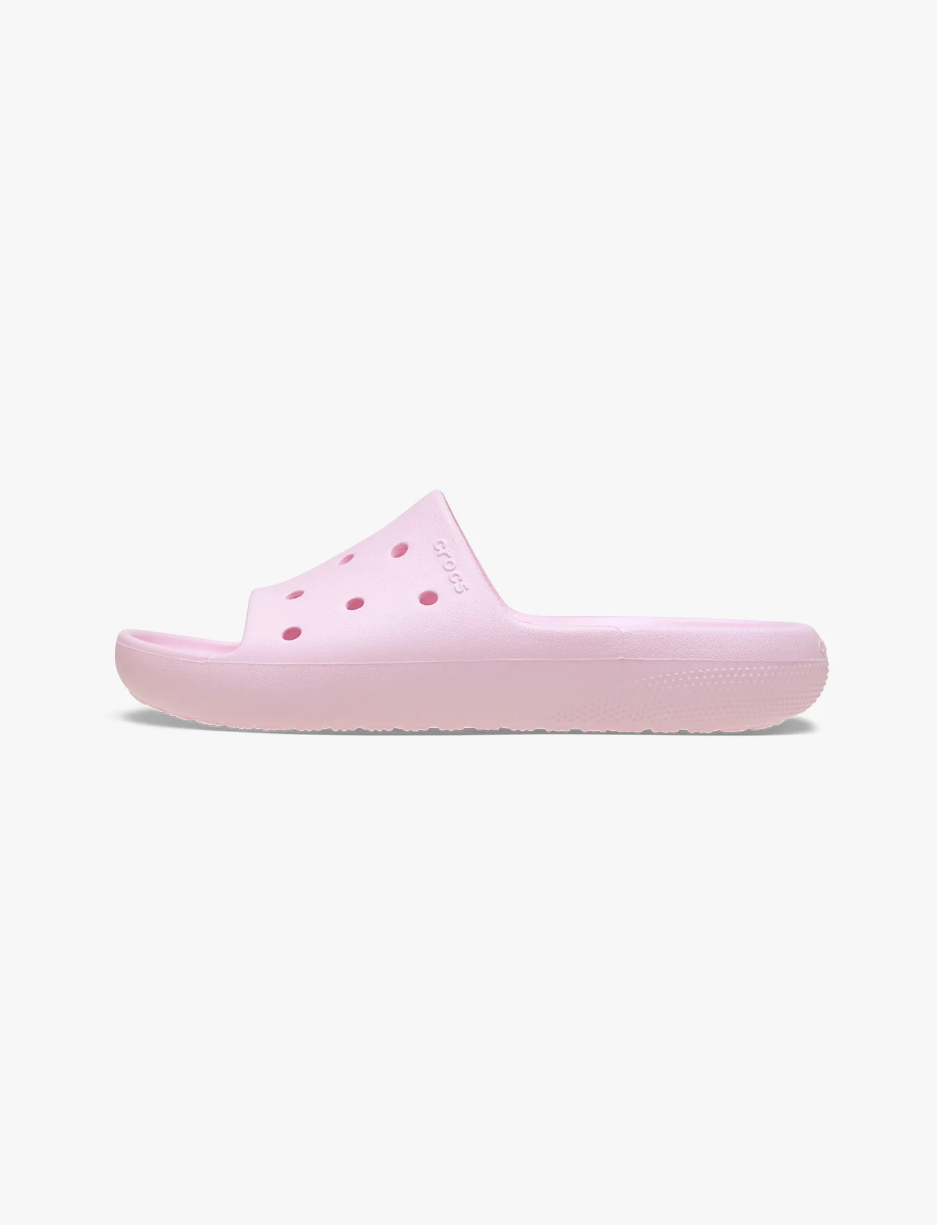 Crocs Classic Slide v2 - כפכפי סלייד קרוקס בצבע ורוד - Image 5