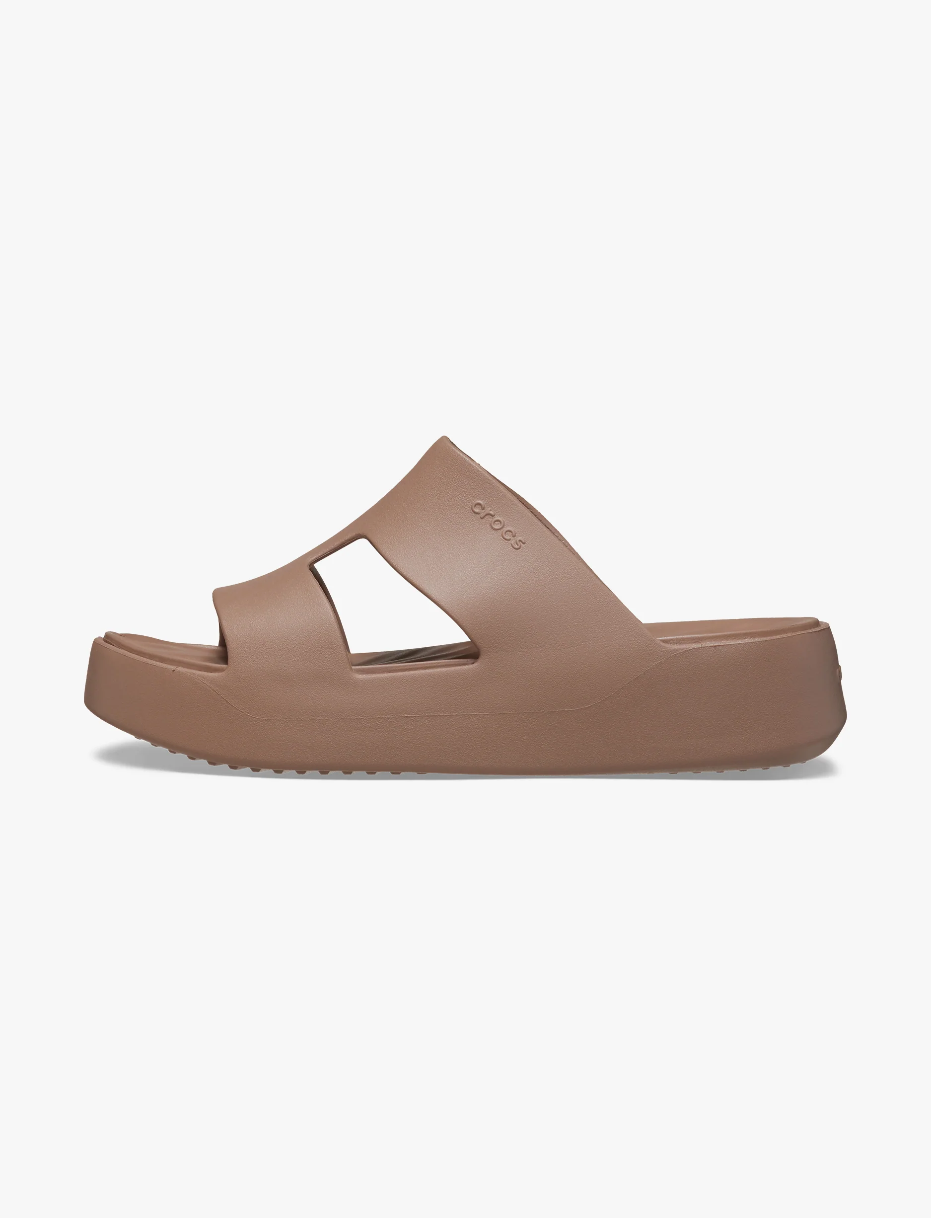 Crocs Getaway Platform H-Strap - נעלי פלטפורמה קרוקס לנשים בצבע חום - Image 6