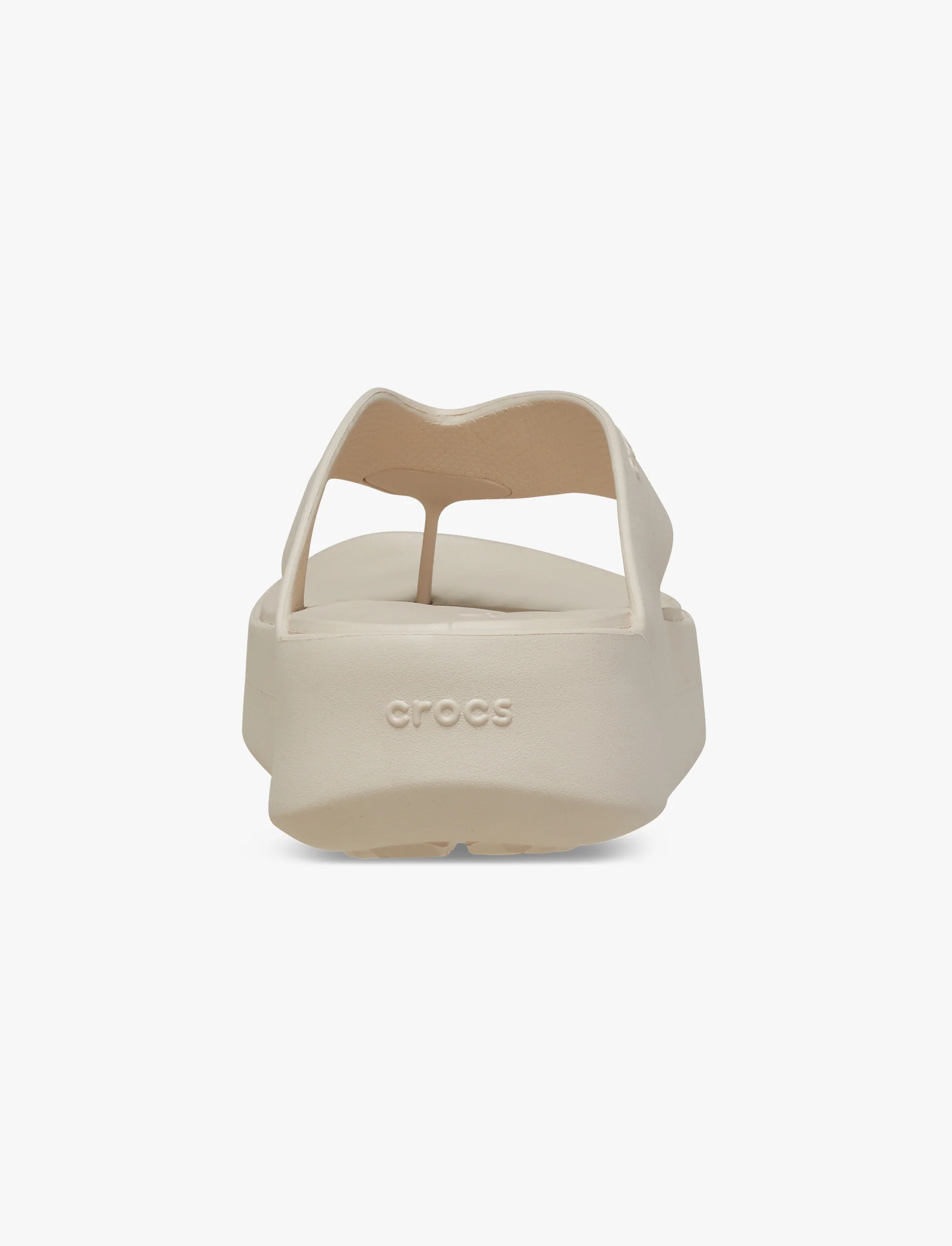 Crocs Getaway Platform Flip - כפכפי אצבע פלטפורמה קרוקס לנשים בצבע סטוקו - Image 6