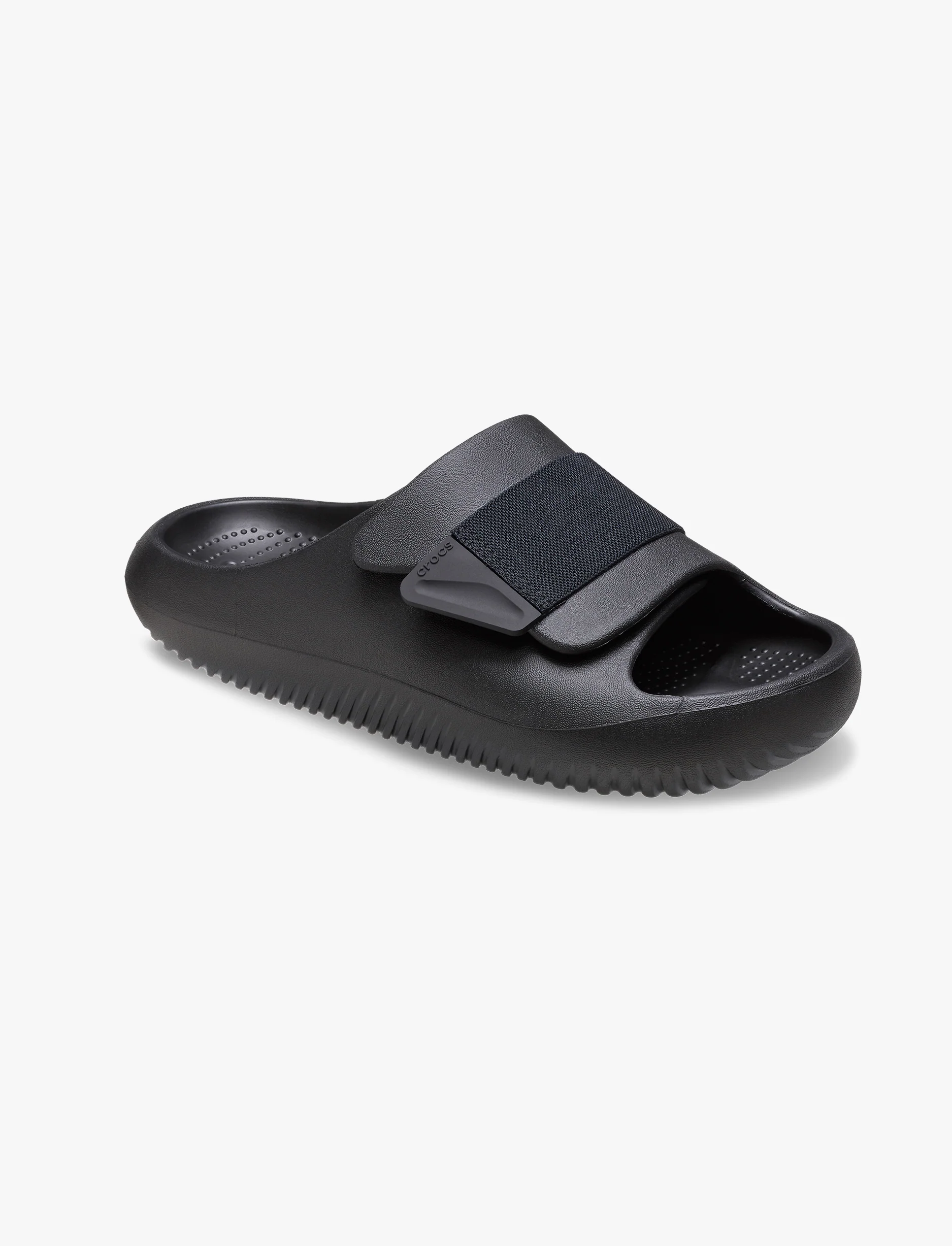 Crocs Mellow Luxe Recovery Slide - כפכפי קרוקס לגברים בצבע שחור - Image 2