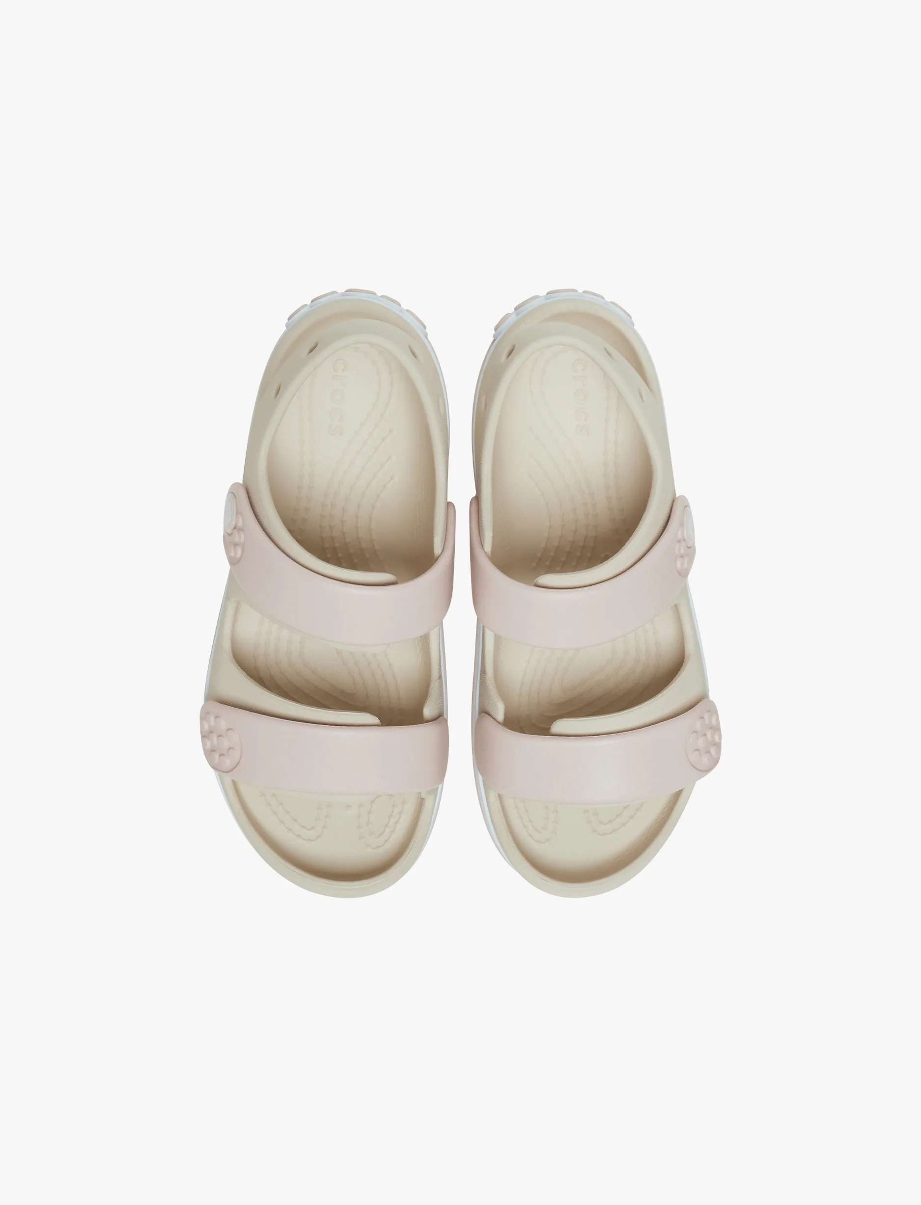 Crocs Crocband Cruiser Sandal K -  סנדלי קרוקבנד לילדים בצבע אבן חול - Image 4