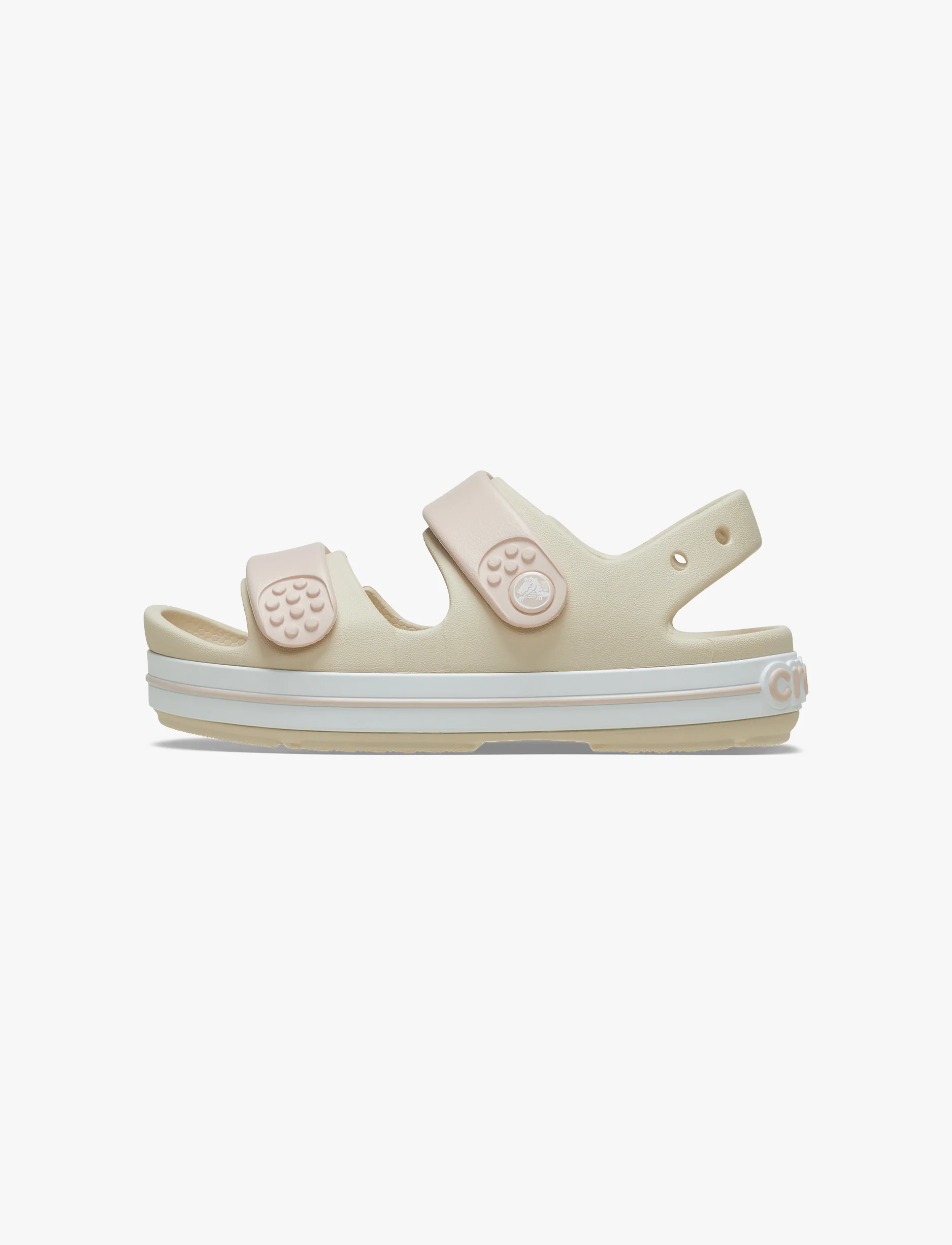 Crocs Crocband Cruiser Sandal T - סנדלי קרוקבנד לילדים בצבע אבן חול מידות קטנות - Image 5