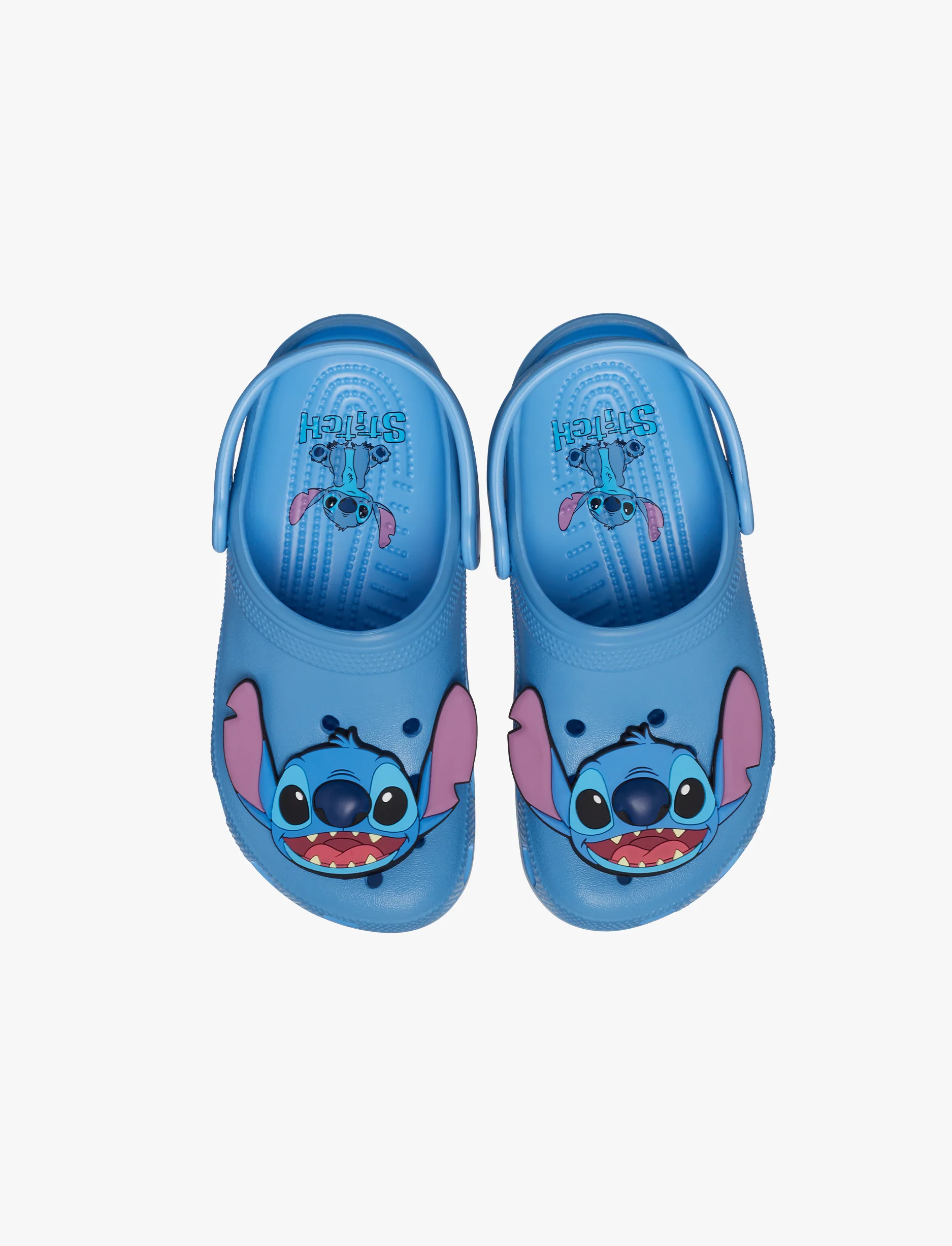 Crocs Stitch Classic Clog K - כפכפי קרוקס לילדים סטיץ' בצבע כחול חמצן - Image 3