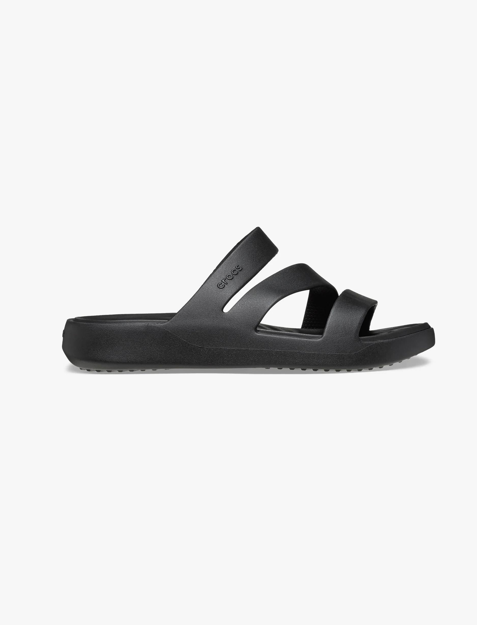 Crocs Getaway Strappy - כפכפי קרוקס לנשים בצבע שחור - Image 3