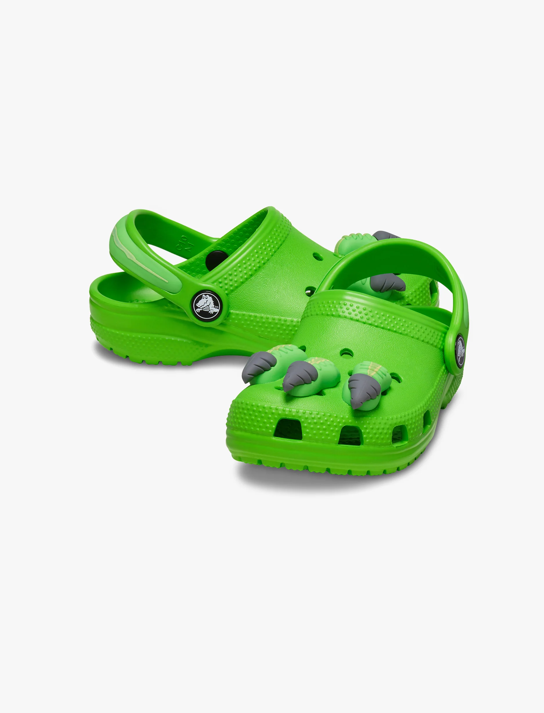 Crocs Classic I AM Dinosaur Clog T - כפכפי קרוקס לילדים דינוזאור בצבע ירוק - Image 4