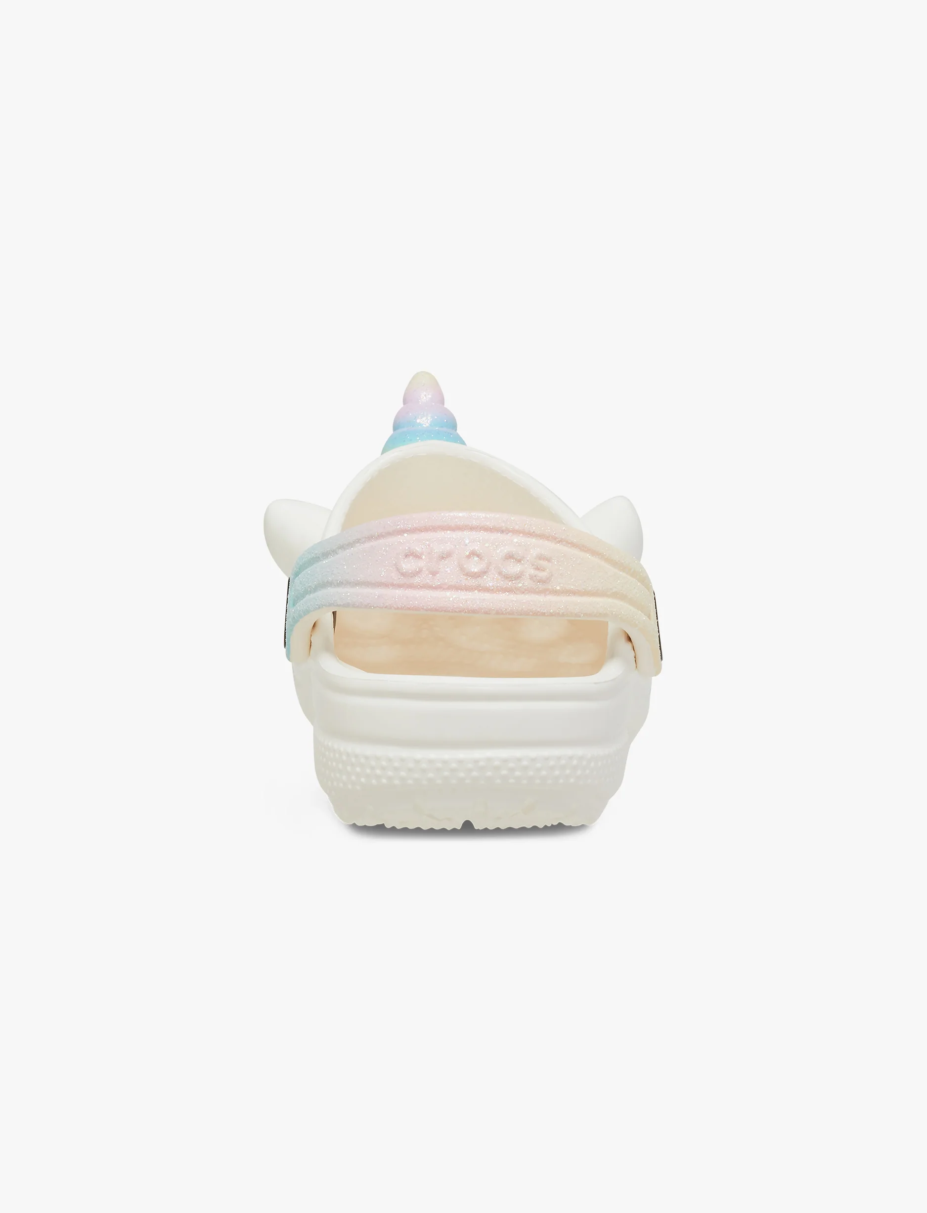 Crocs Classic I AM Rainbow Unicorn Clog T - כפכפי קרוקס קלוג לילדים יוניקורן בצבע לבן - Image 5