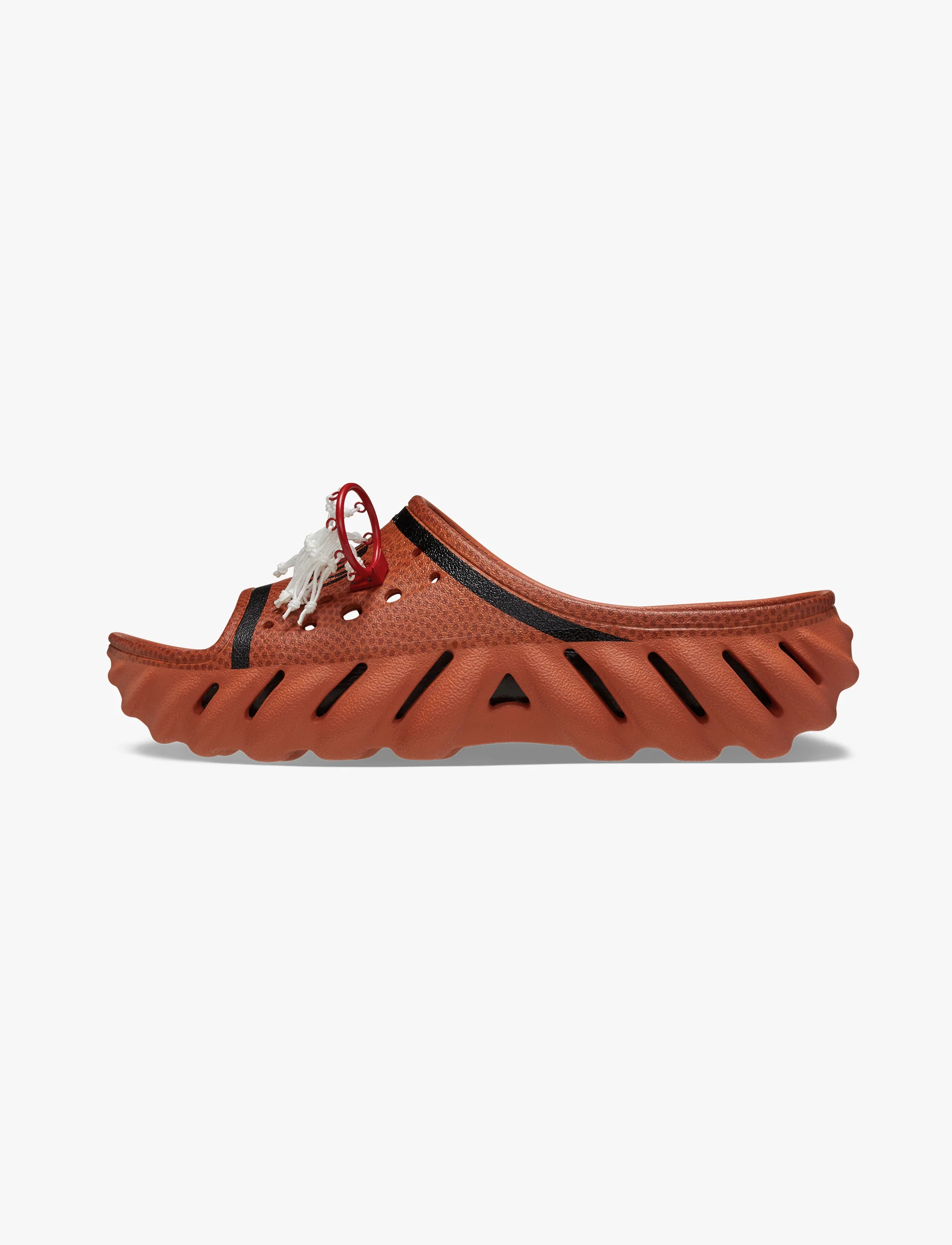 Crocs NBA Echo Slide - כפכפי קרוקס אקו אן בי איי בצבע כתום גזר - Image 6