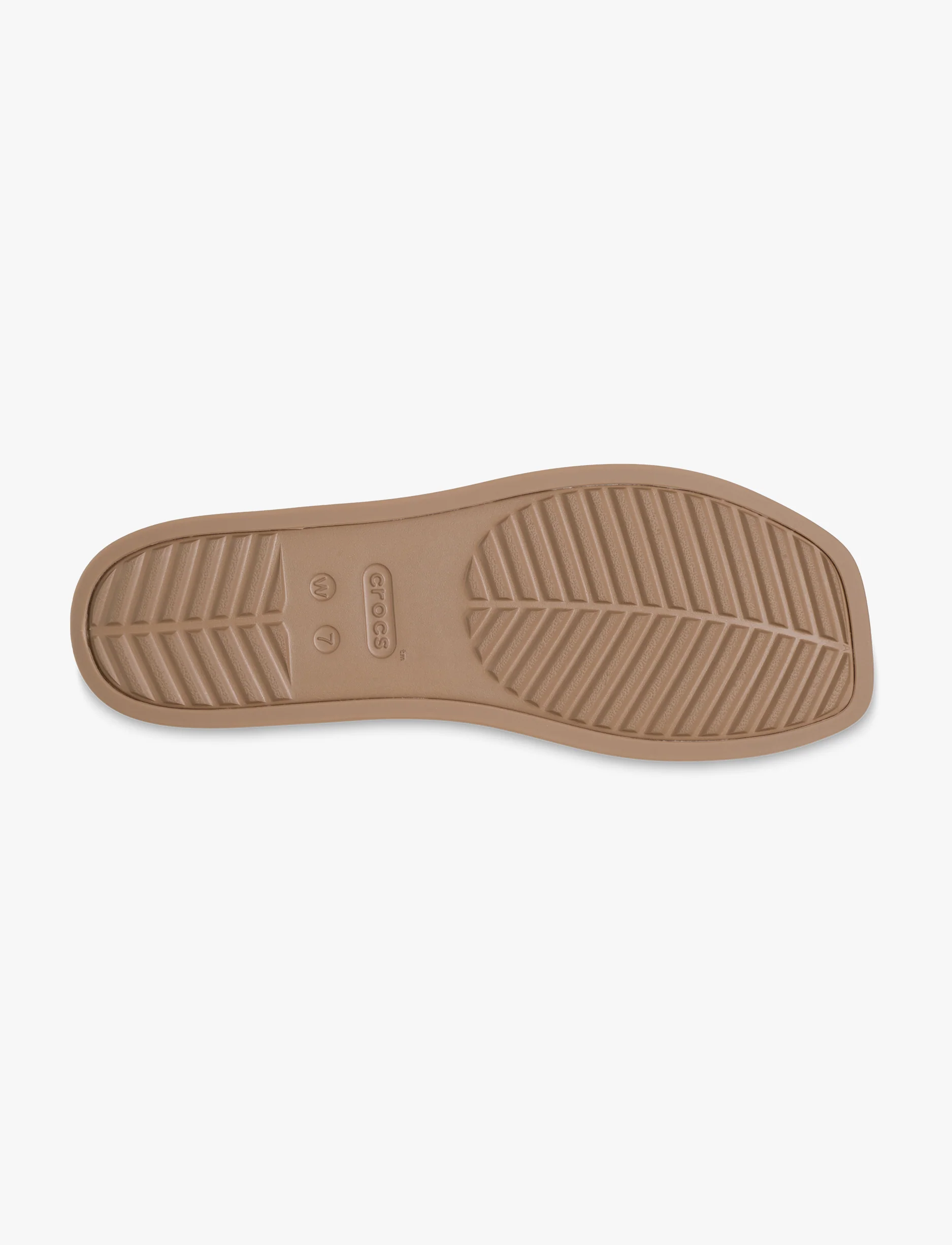 Crocs Miami Two Strap Sandal  - כפכפי קרוקס מיאמי 2 רצועות לנשים בצבע שוקולד חלב - Image 7