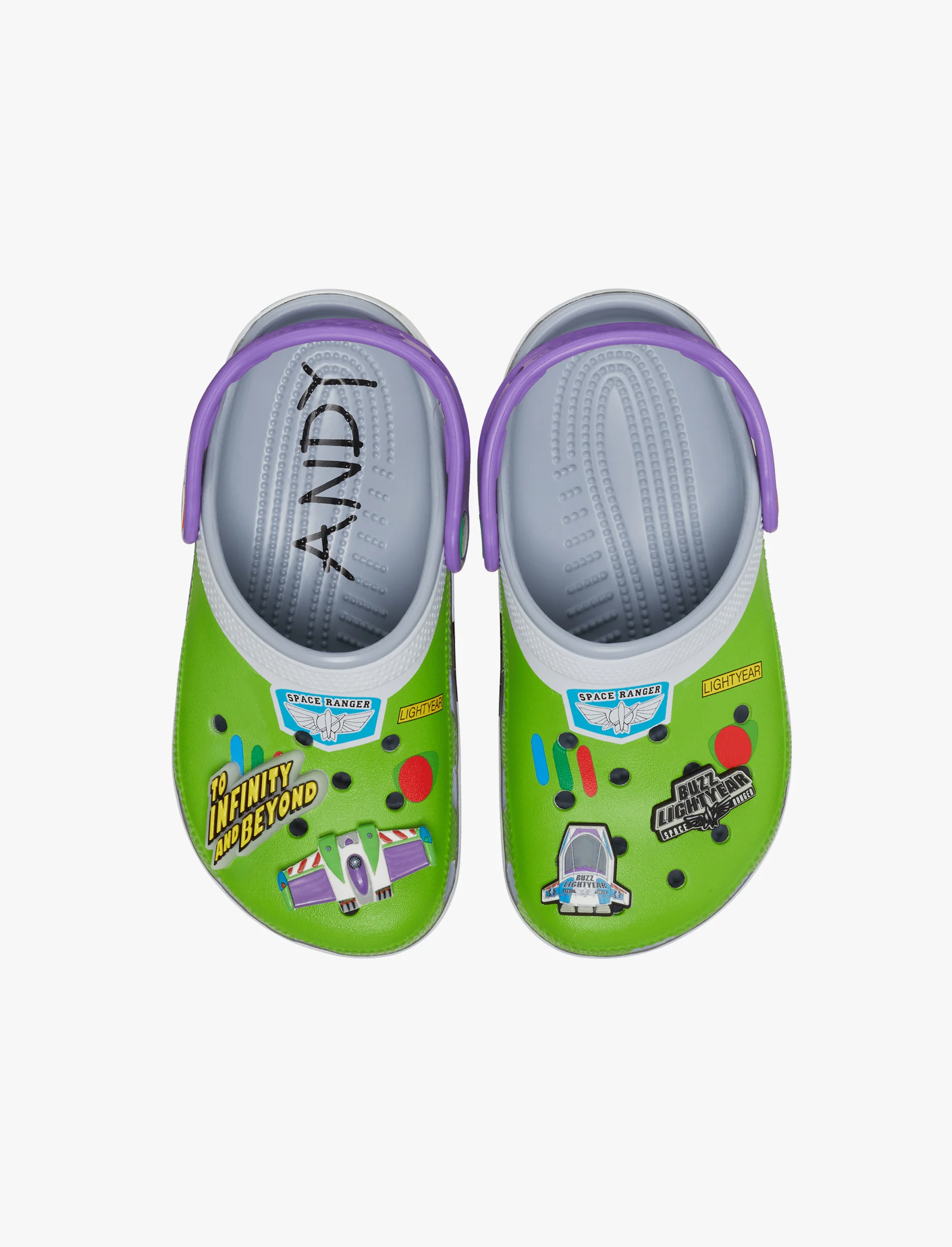 Crocs Toy Story Buzz Classic Clog T - כפכפי קרוקס לילדים צעצוע של סיפור מידות קטנות - Image 3