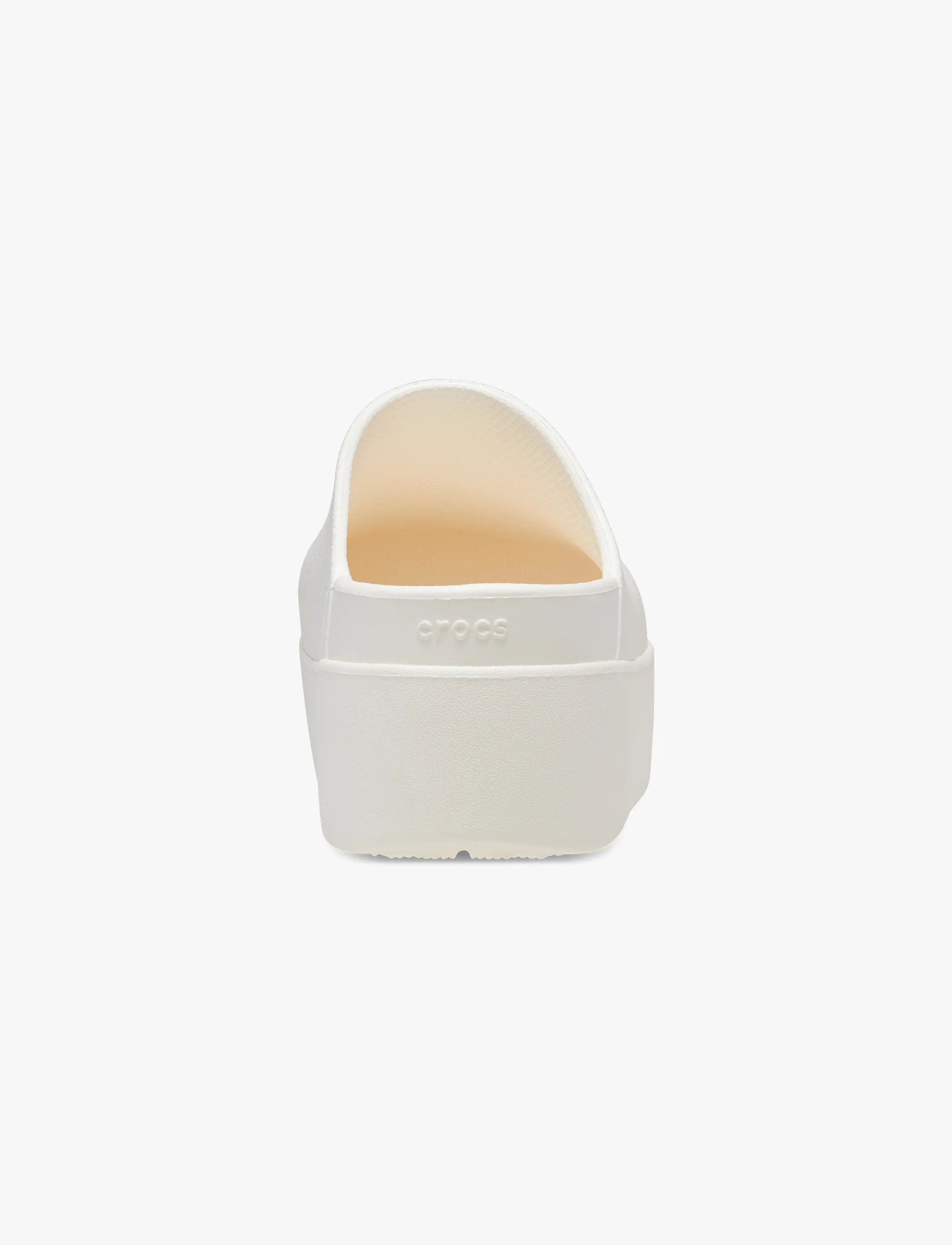 Crocs Dylan Platform Clog - כפכפי קרוקס דילן פלטפורמה לנשים בצבע לבן גיר - Image 7