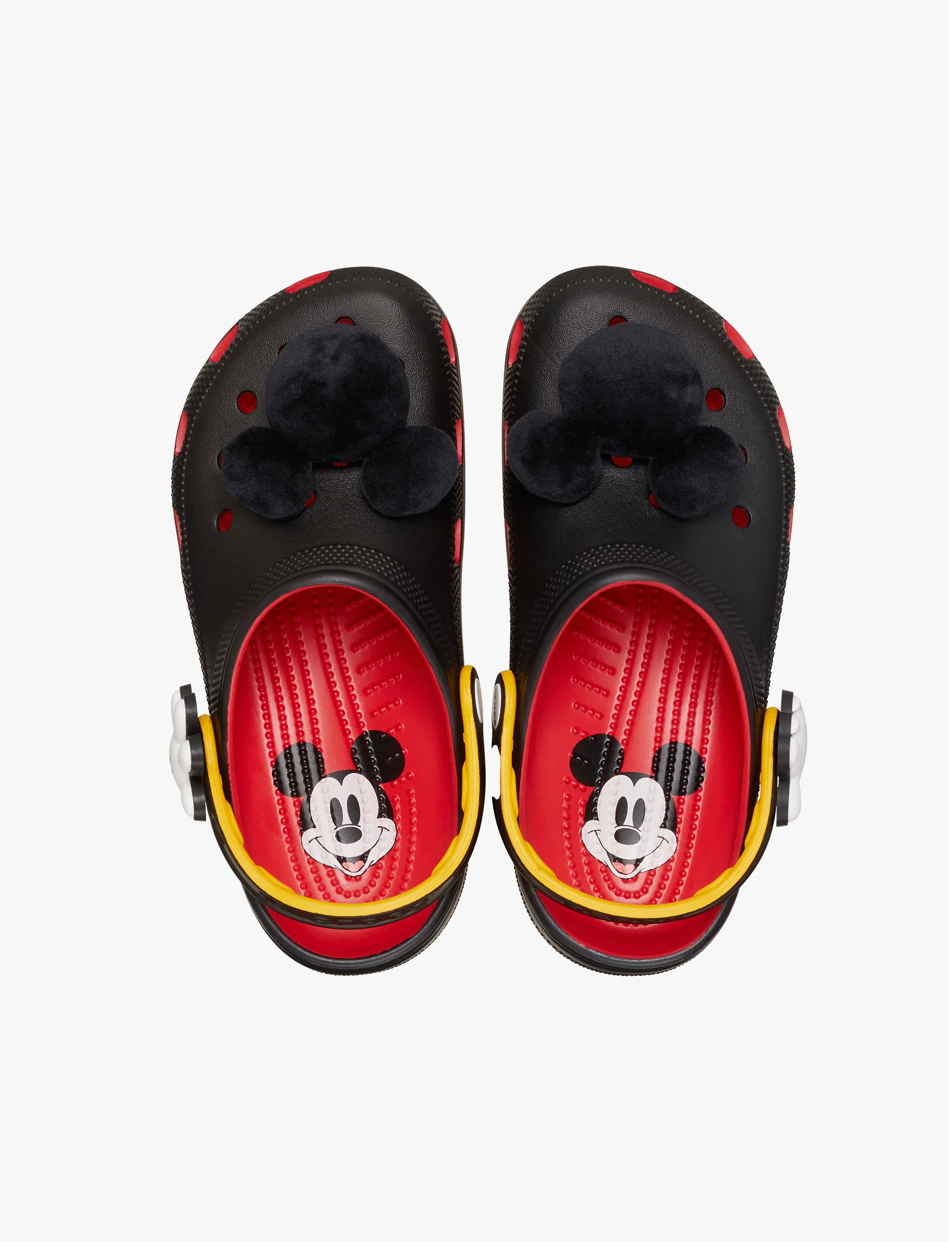 Crocs Mickey IAM Classic Clog - כפכפי קרוקס קלוג מיקי מאוס בצבע שחור/אדום - Image 4
