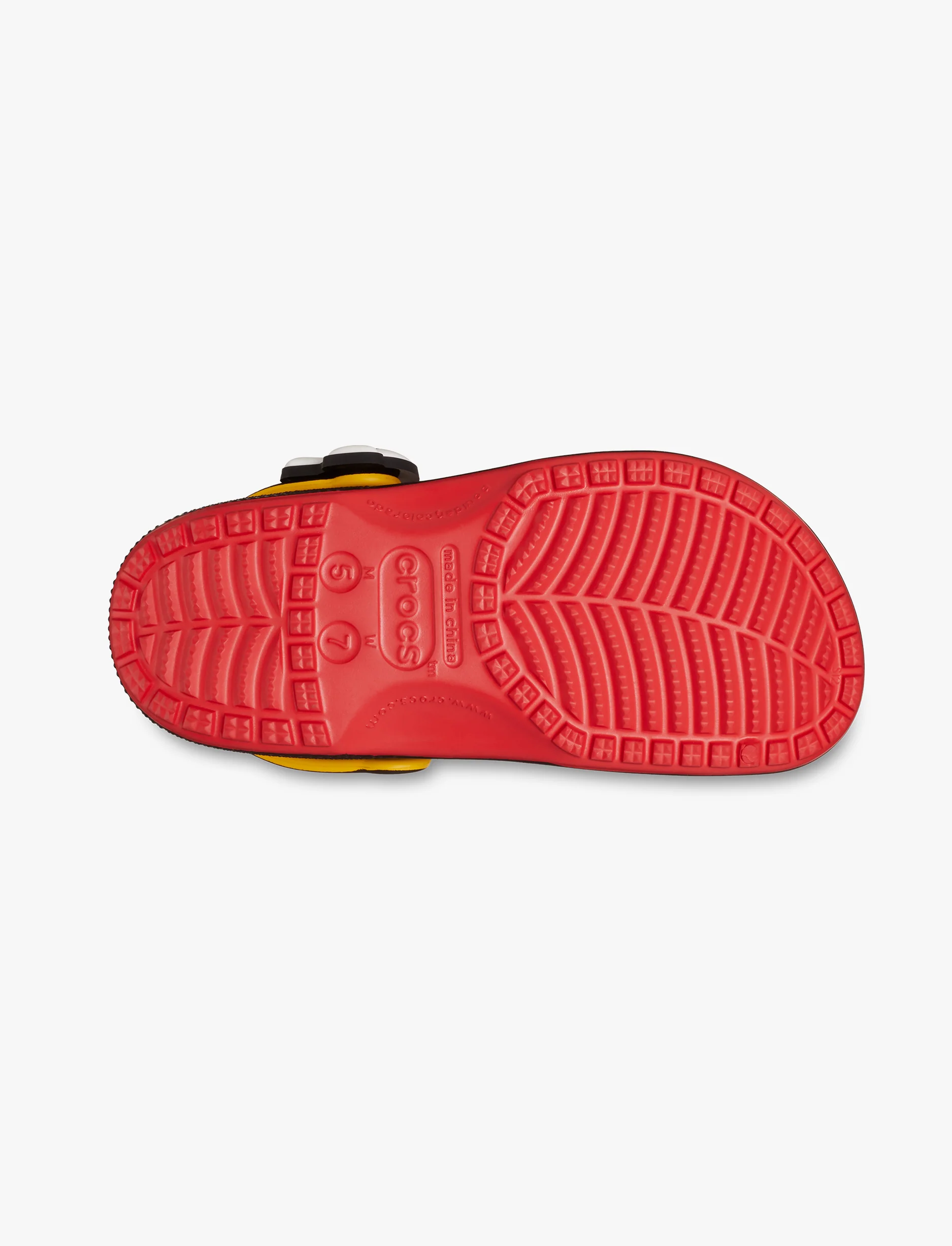 Crocs Mickey IAM Classic Clog - כפכפי קרוקס קלוג מיקי מאוס בצבע שחור/אדום - Image 8