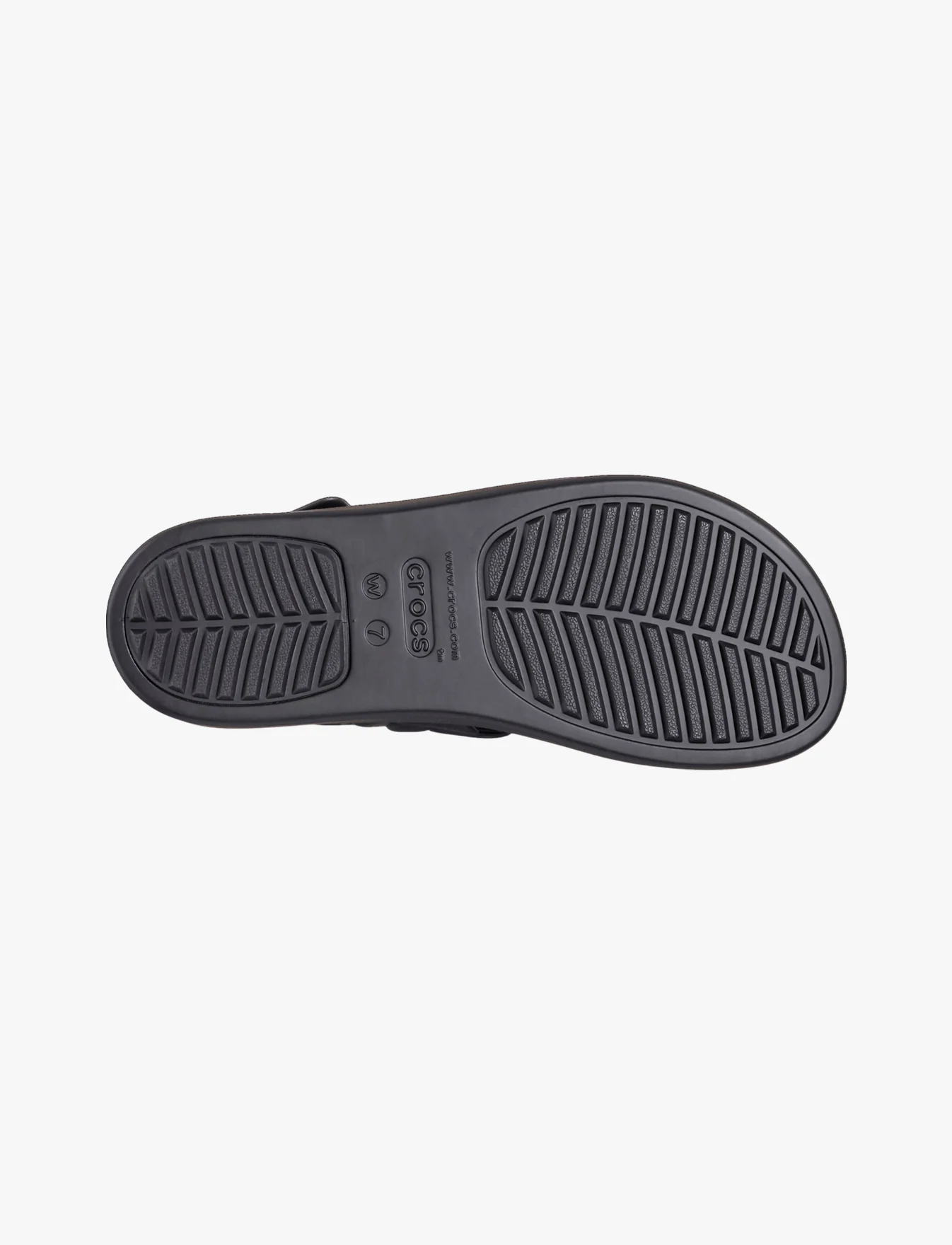 Crocs Brooklyn Woven Upper Low Wedge  -  סנדלי פלטפורמה קרוקס ברוקלין לנשים בצבע שחור - Image 6