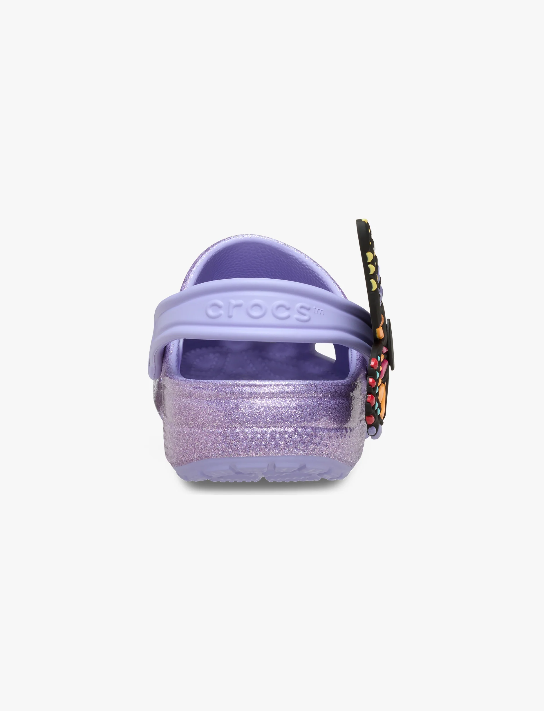 Crocs Classic I AM Butterfly Clog T - כפכפי קרוקס קלוג בעיטור פרפר בצבע סגול נצנצים - Image 5