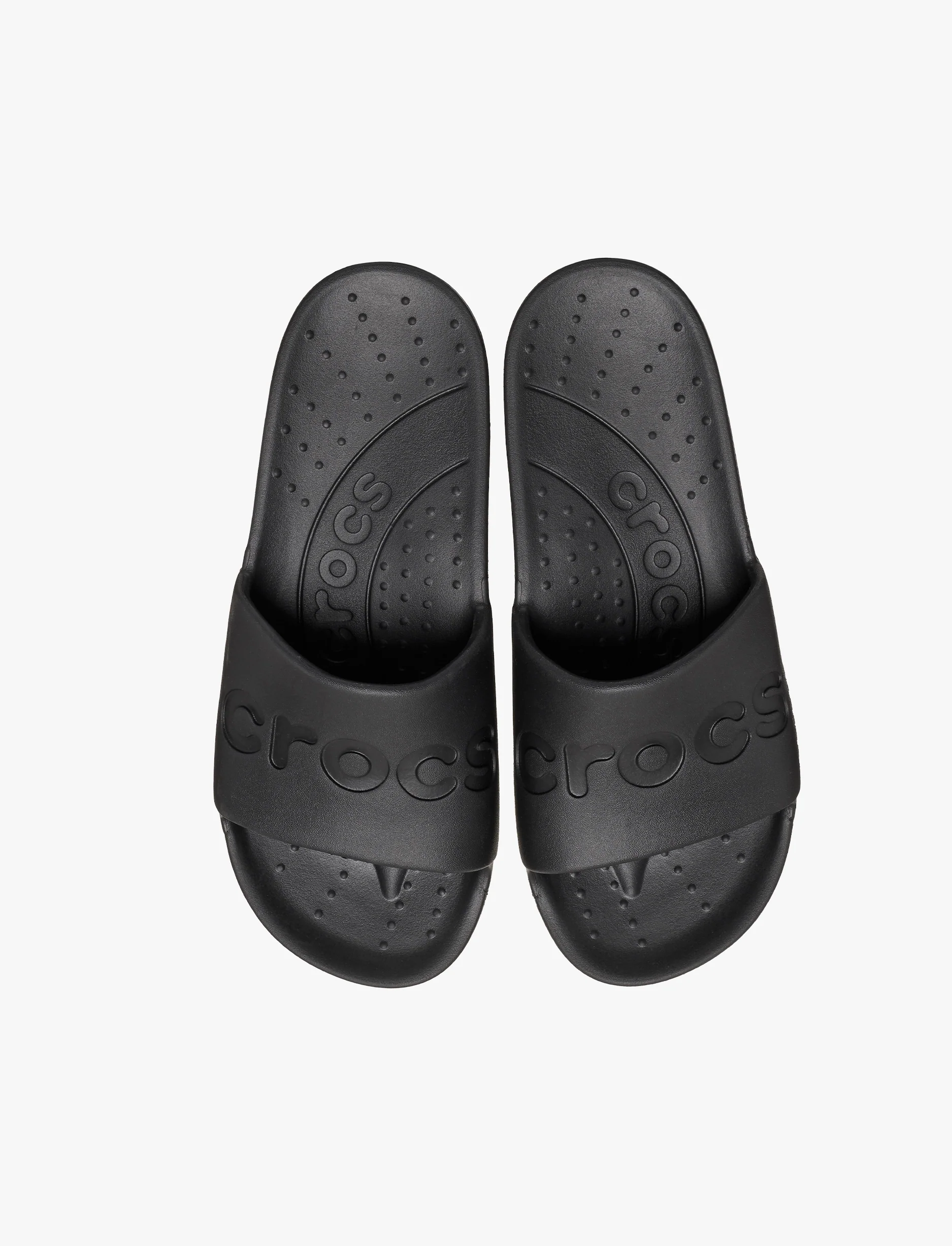 Crocs Slide -  כפכפי סלייד קרוקס בצבע שחור - Image 3