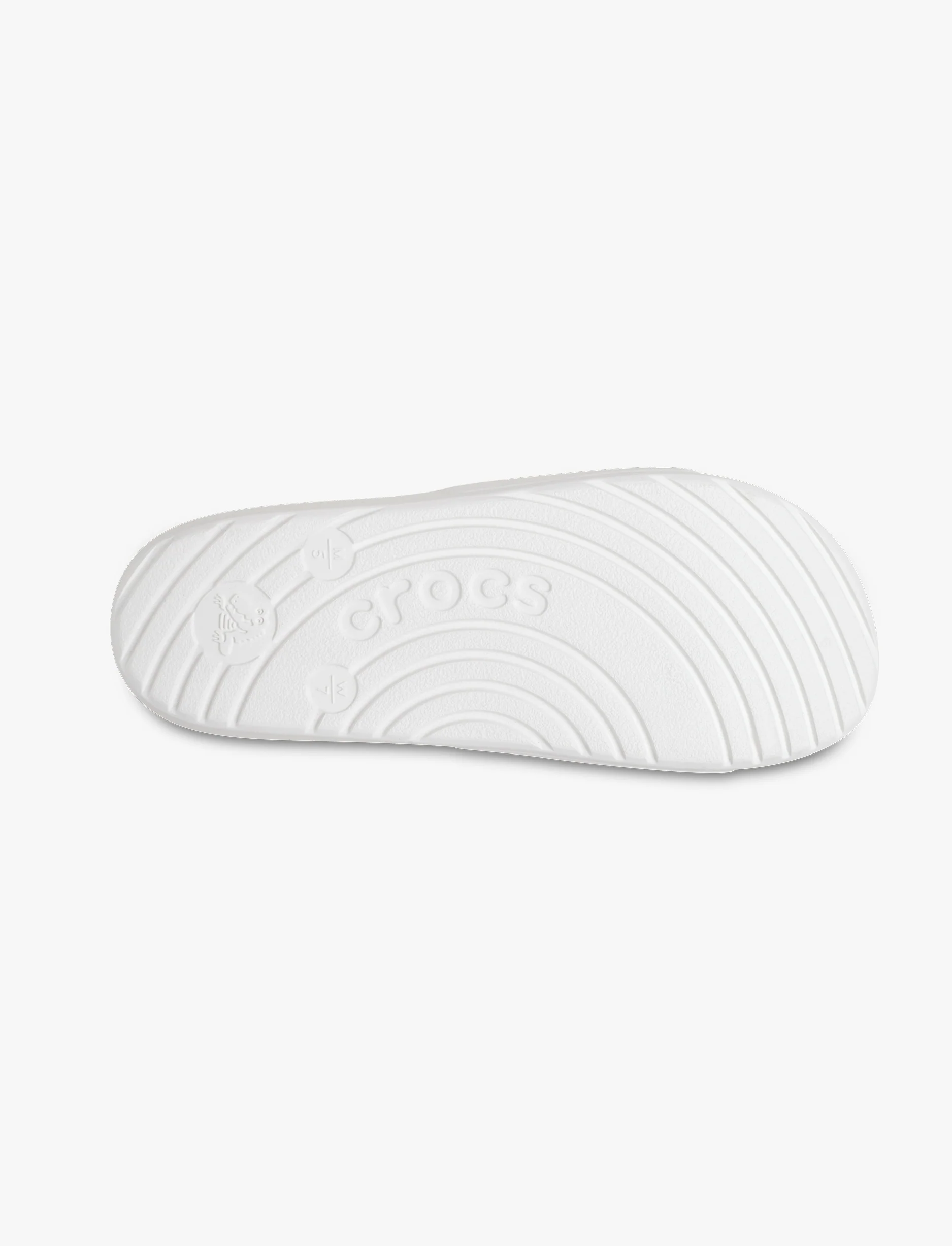 Crocs Slide - כפכפי סלייד קרוקס בצבע לבן - Image 7