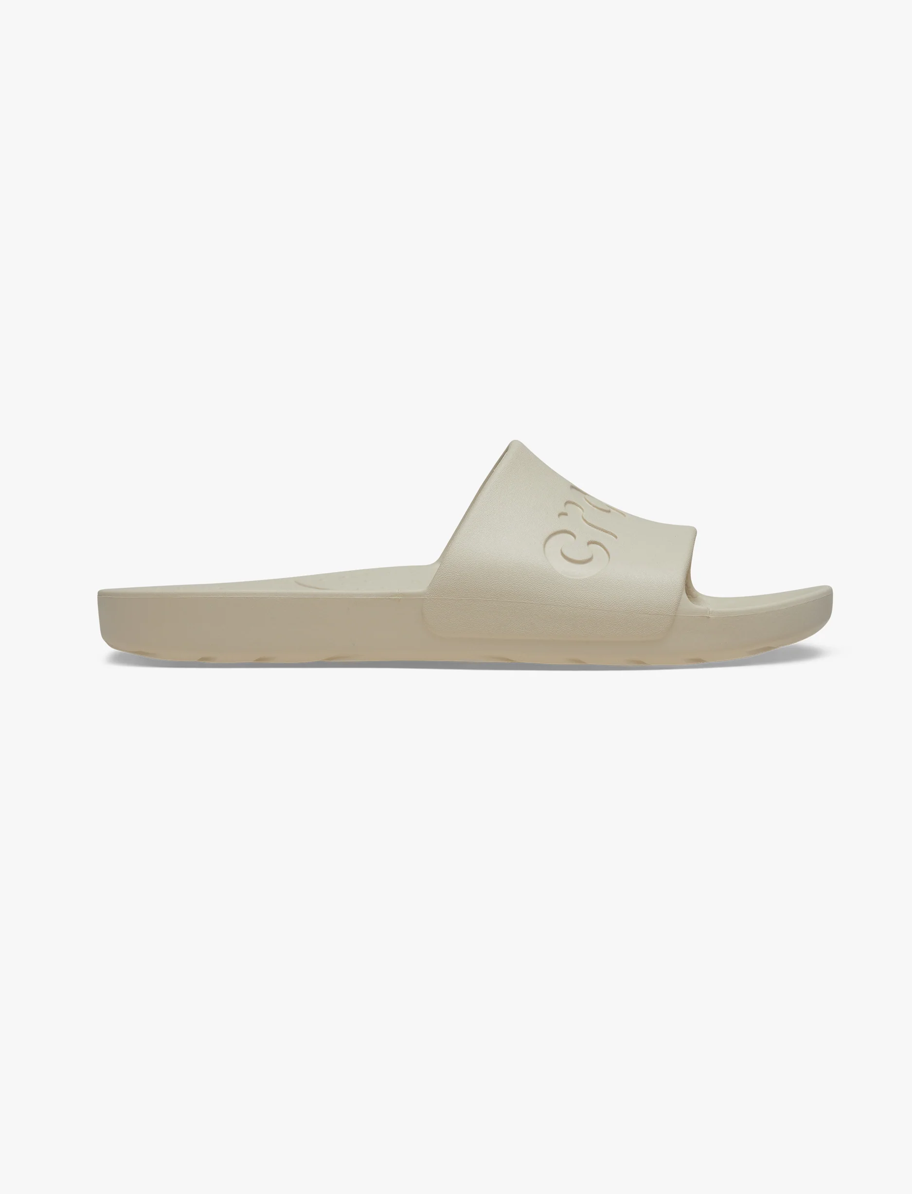 Crocs Slide - כפכפי סלייד קרוקס בצבע קרם - Image 2