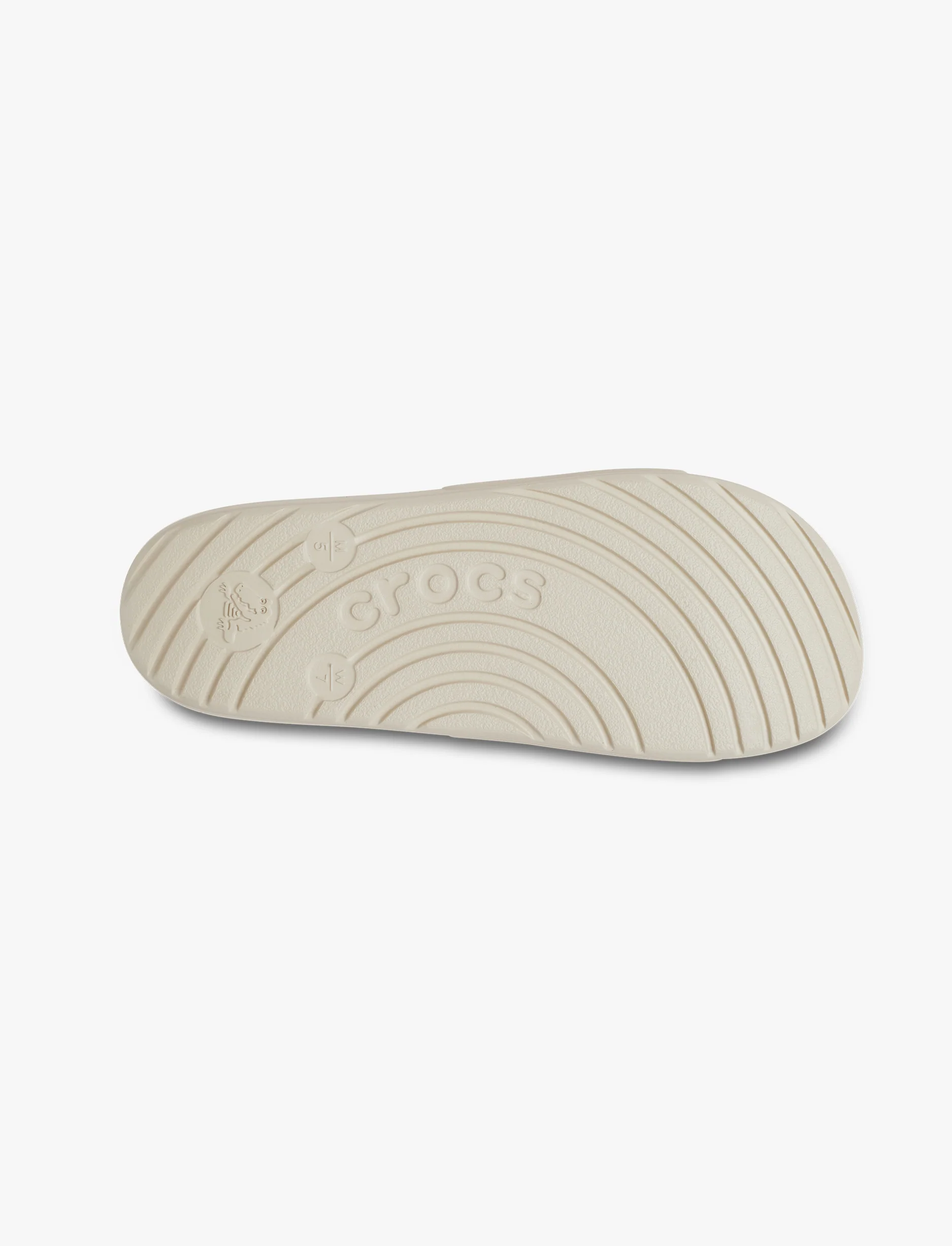 Crocs Slide - כפכפי סלייד קרוקס בצבע קרם - Image 7