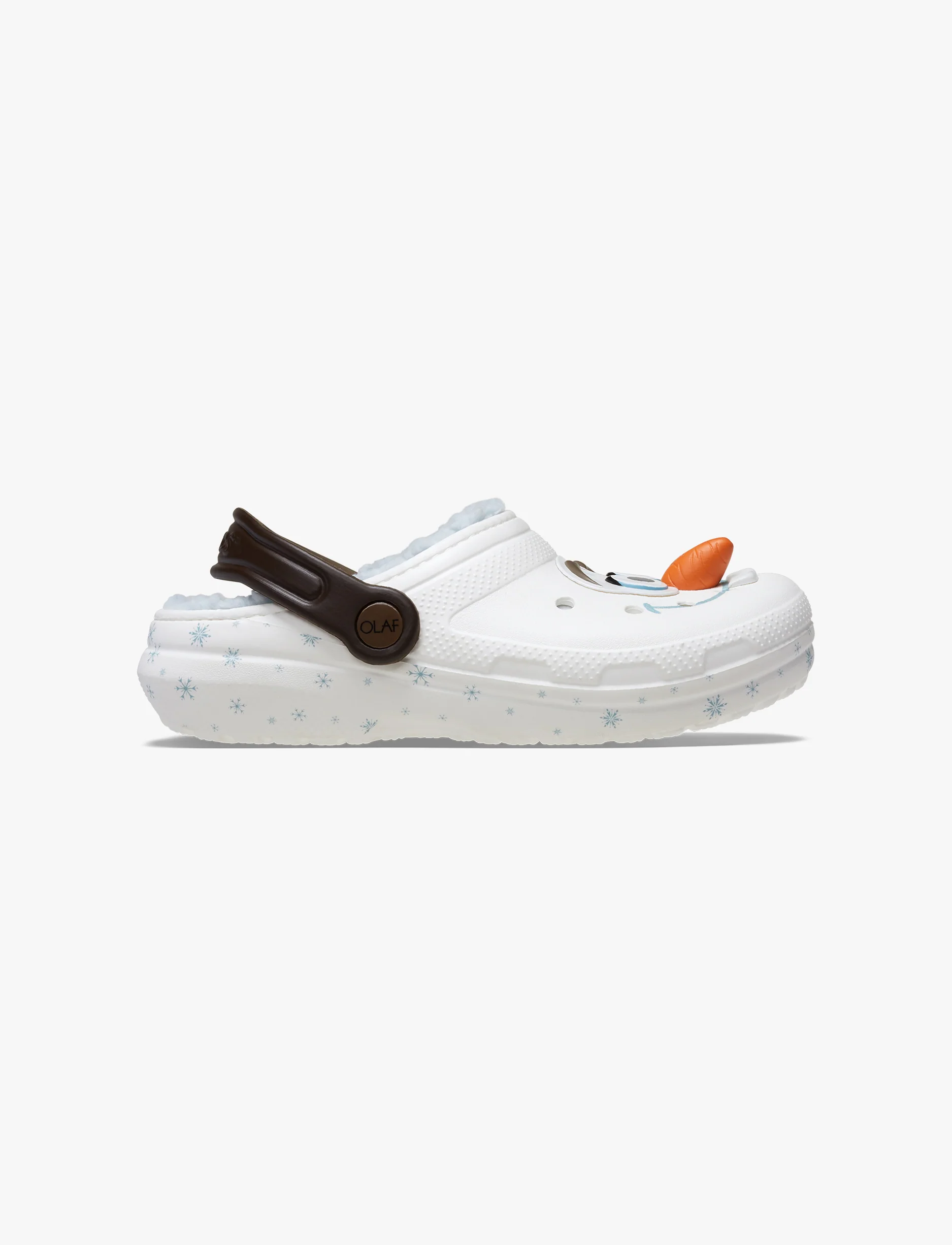 Crocs Toddlers' Disney Frozen Olaf Lined Classic Clog K -  כפכפים פרוותיים קרוקס פרוזן אולף לילדים - Image 2