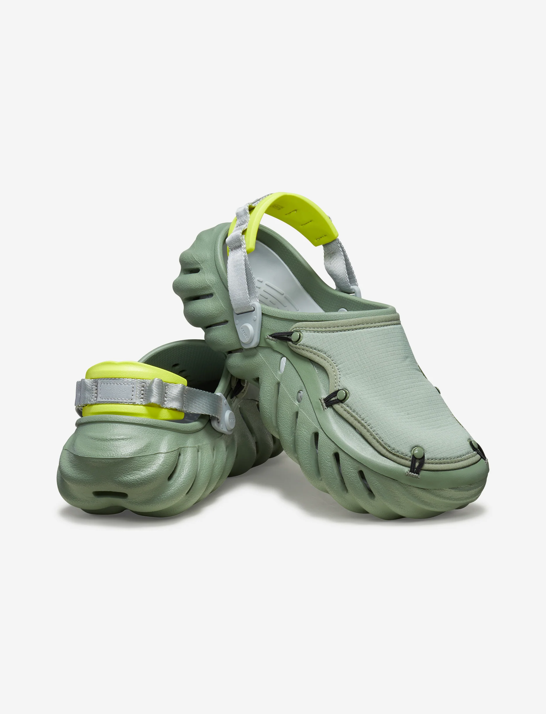Crocs Echo Ripstop Clo - כפכפי קרוקס אקו בצבע ירוק - Image 4