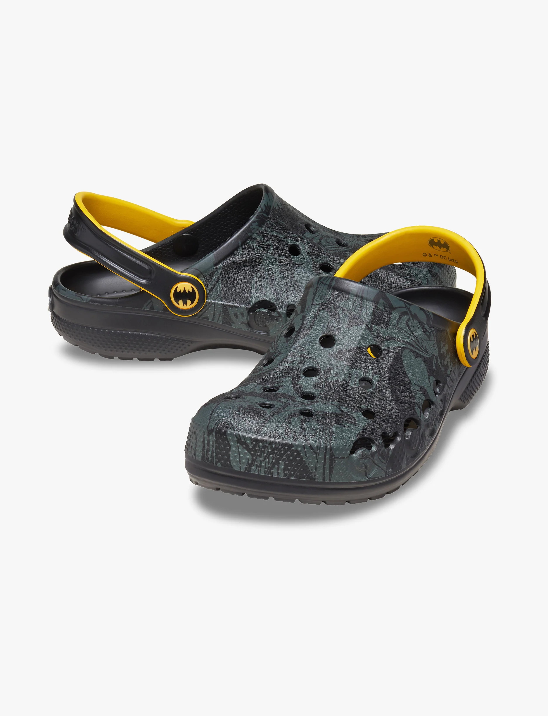 Crocs Batman Baya Clog - כפכפי קרוקס באטמן באיה קלוג בצבע שחור/צהוב - Image 3