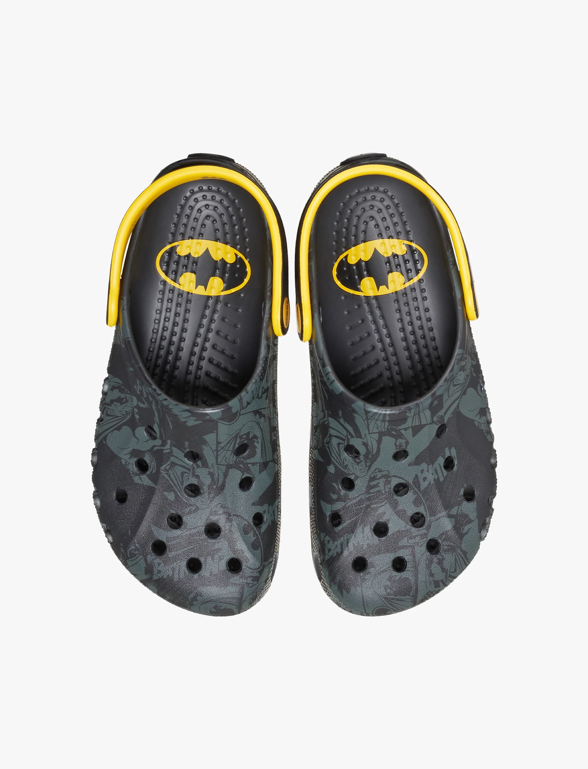 Crocs Batman Baya Clog - כפכפי קרוקס באטמן באיה קלוג בצבע שחור/צהוב - Image 4