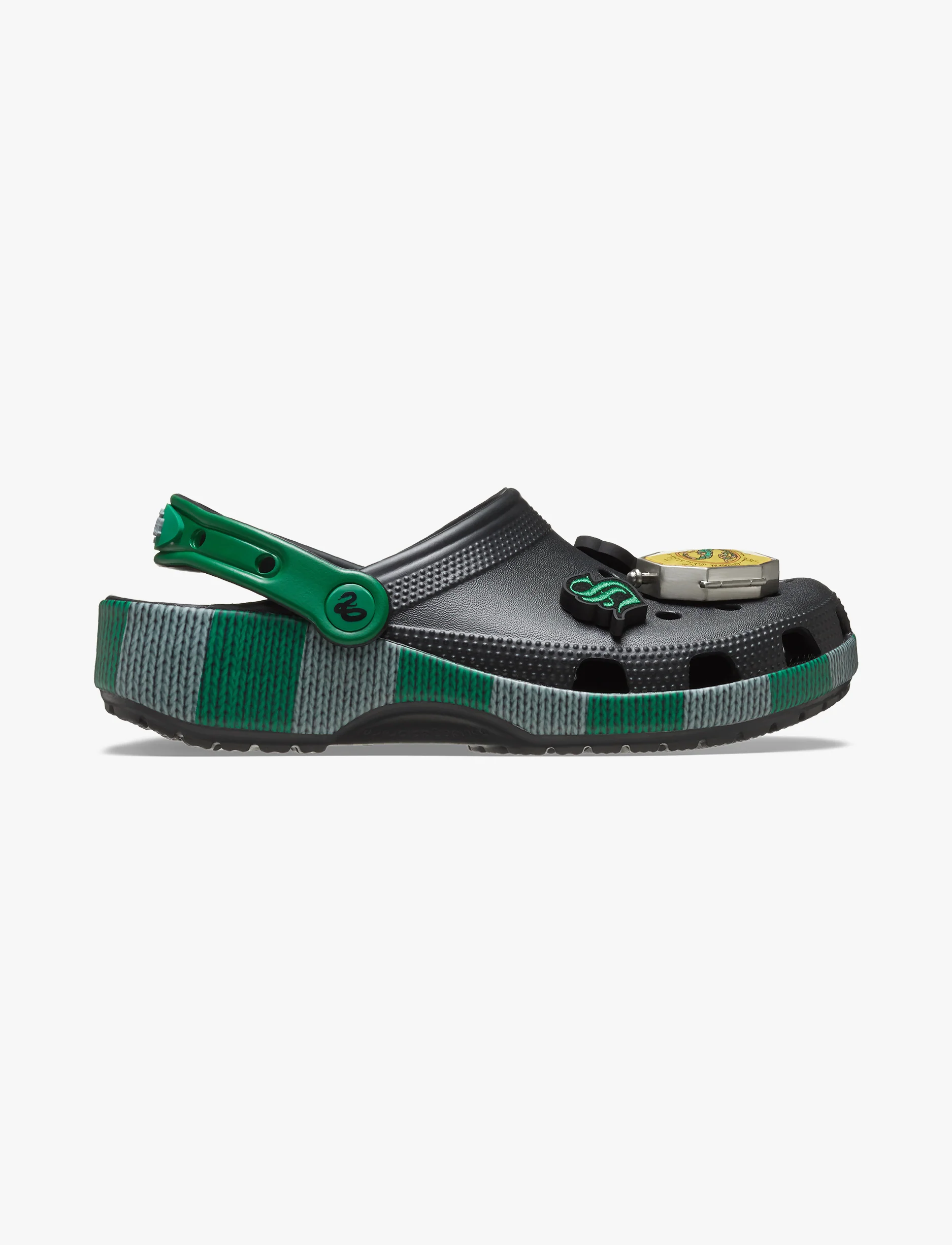 Crocs Harry Potter Slytherin Classic Clog  - כפכפי קרוקס קלוג הארי פוטר סלית'רין בצבע שחור/ירוק - Image 2
