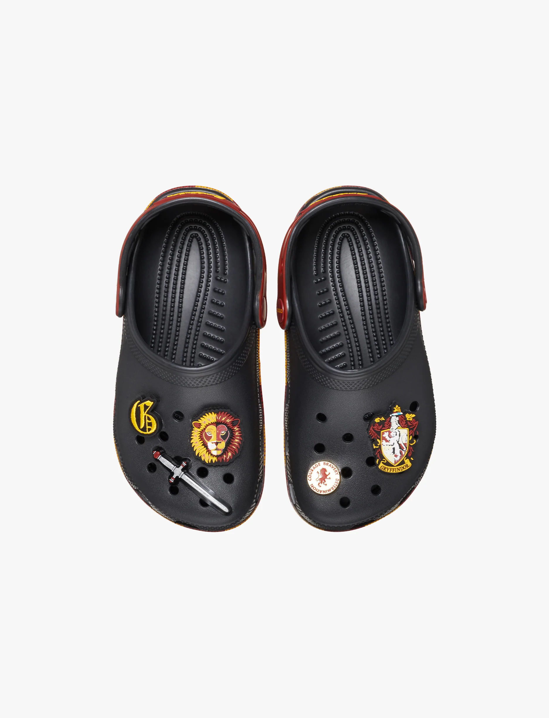 Crocs Harry Potter Gryffindor Classic Clog K  - כפכפי קרוקס קלוג הארי פוטר גריפינדור לילדים בצבע שחור/בורדו - Image 3